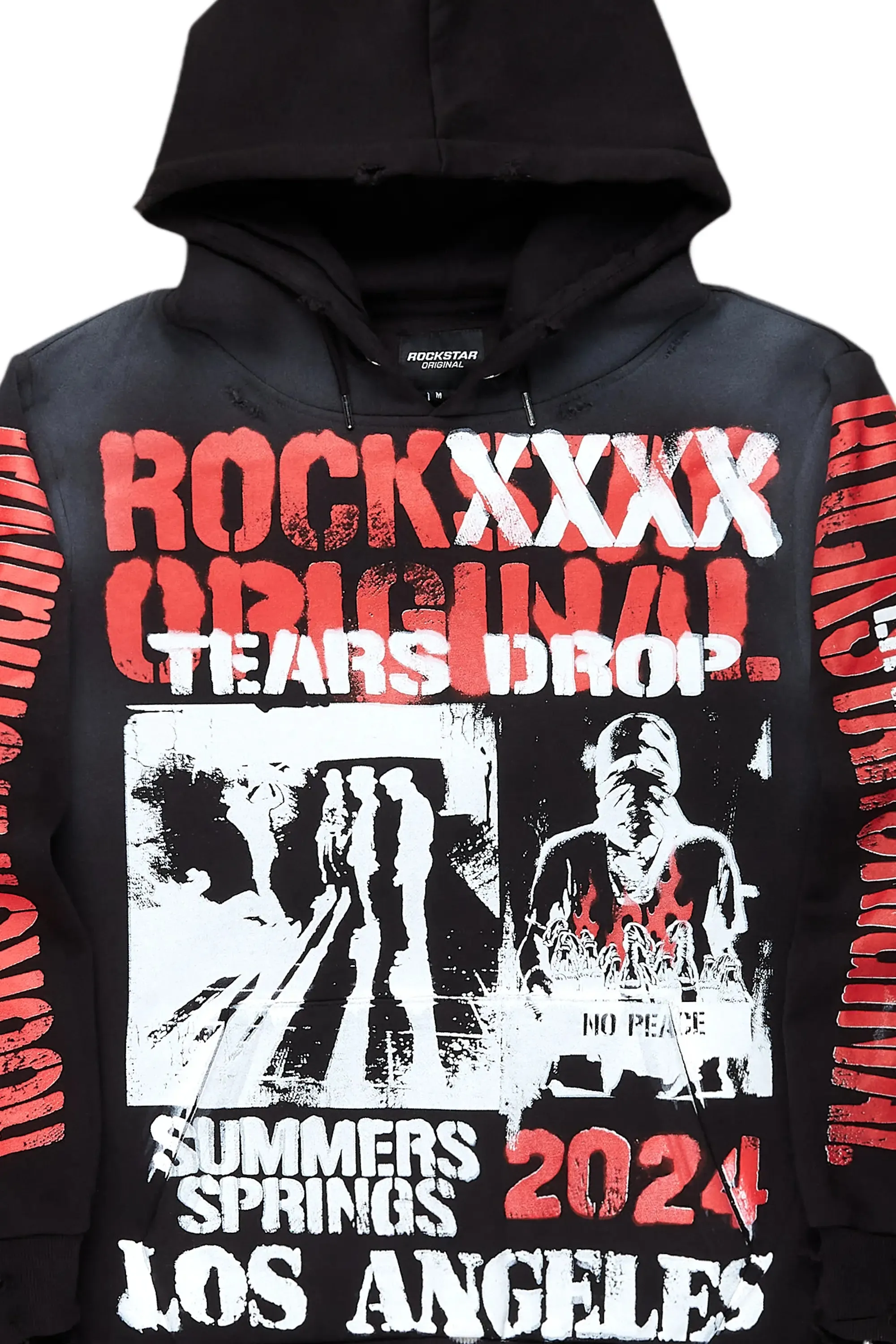Lamani Black Oversized Hoodie sold by Rockstar Original product image thumbnail 2