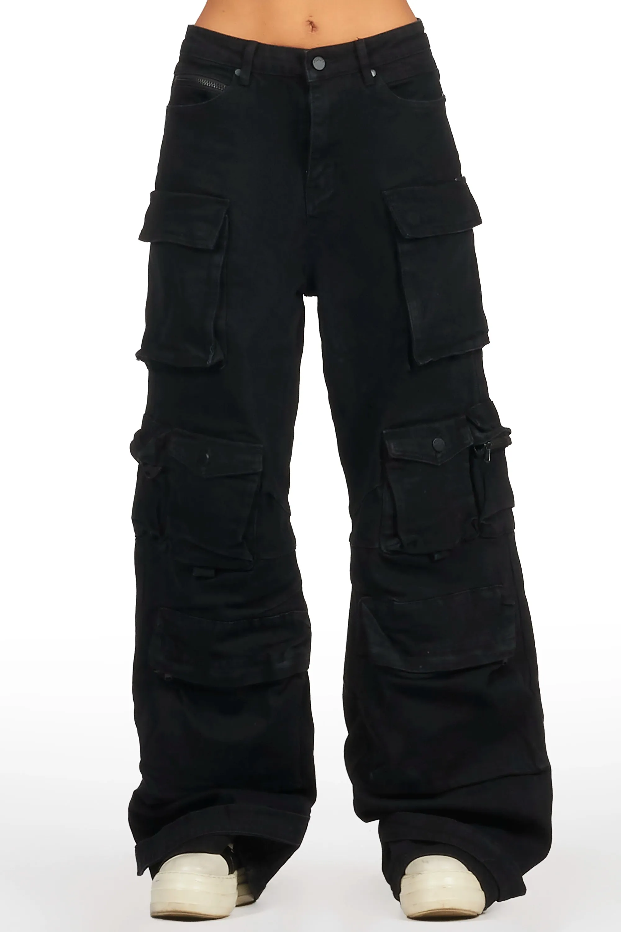 Sequoia Black Baggy Cargo Jean sold by Rockstar Original