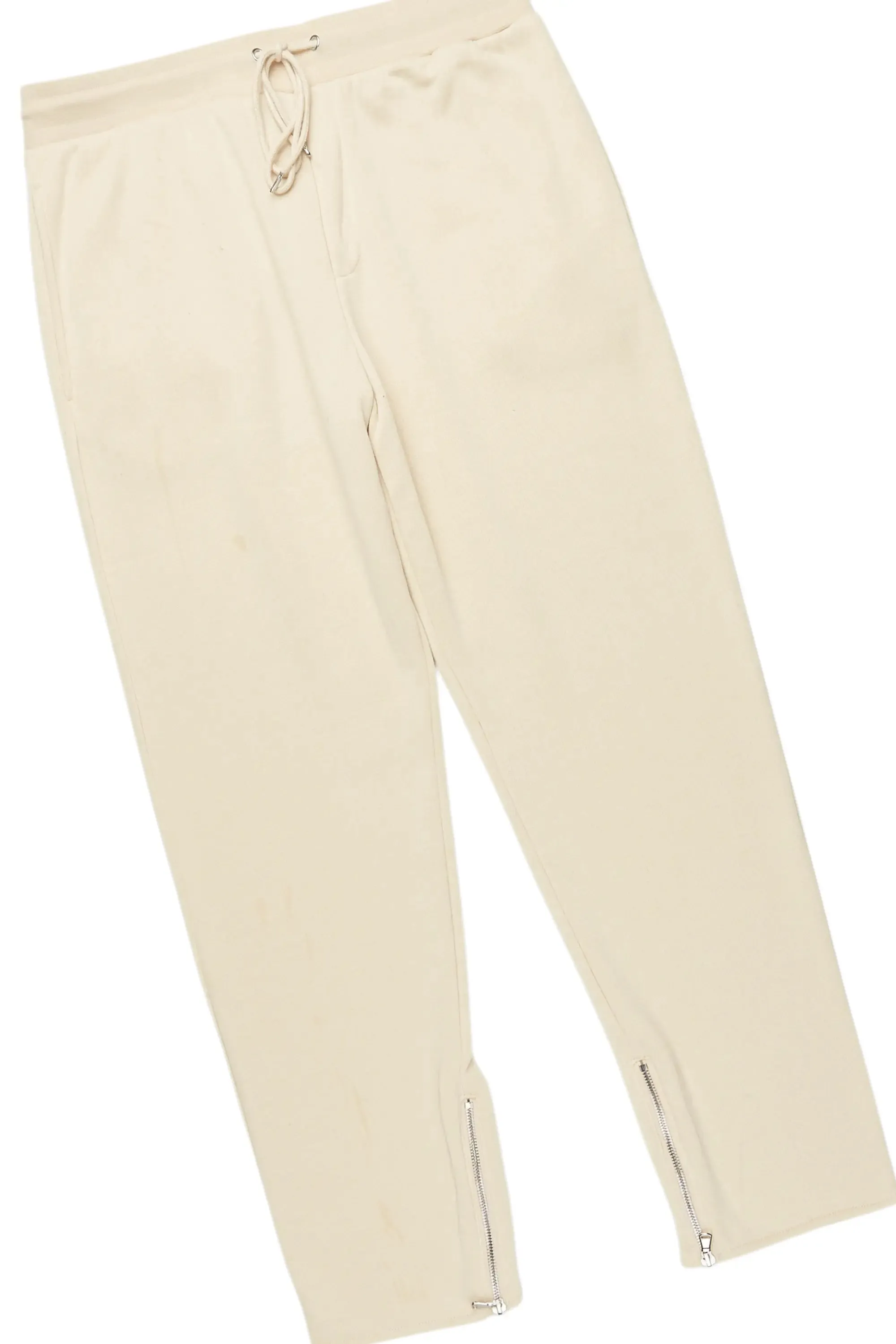 Basic Beige Hoodie/Slim Fit Track Set sold by Rockstar Original product image thumbnail 3