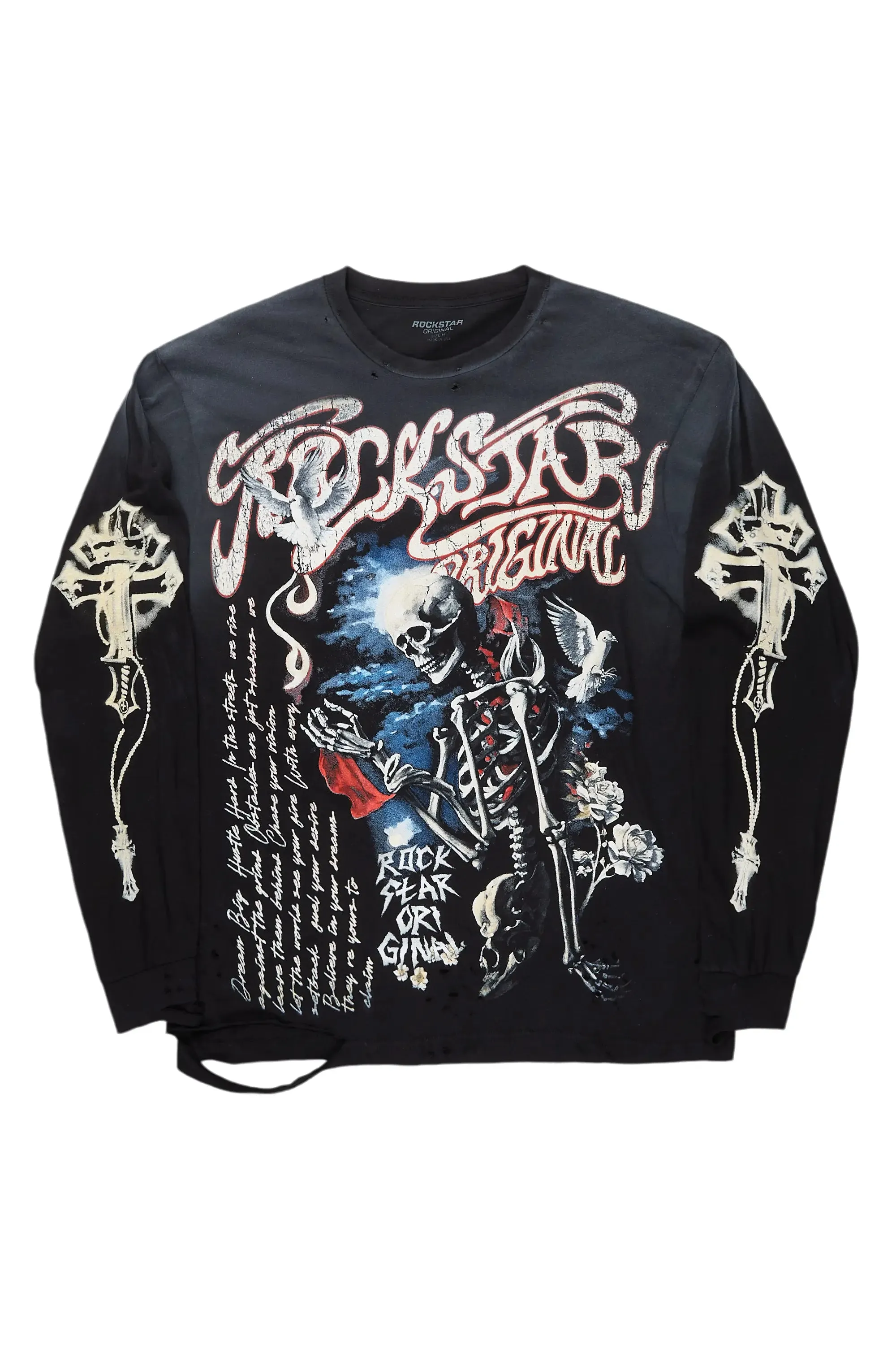 Chapelle Black Long Sleeve T-Shirt sold by Rockstar Original