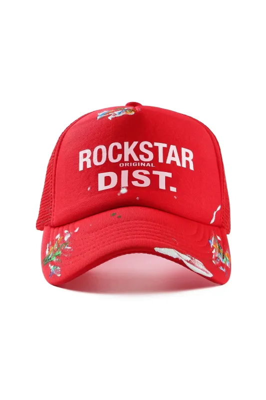 Good Side Only Red Trucker Hat sold by Rockstar Original