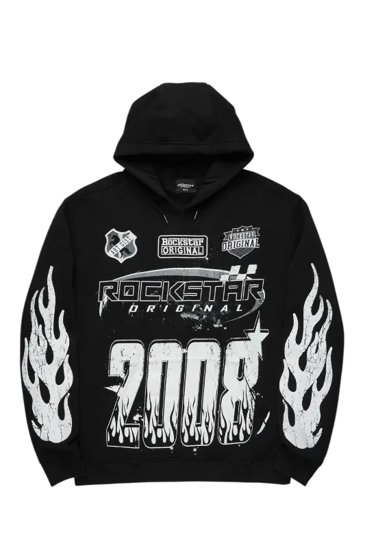 Esha Black Oversized Hoodie sold by Rockstar Original
