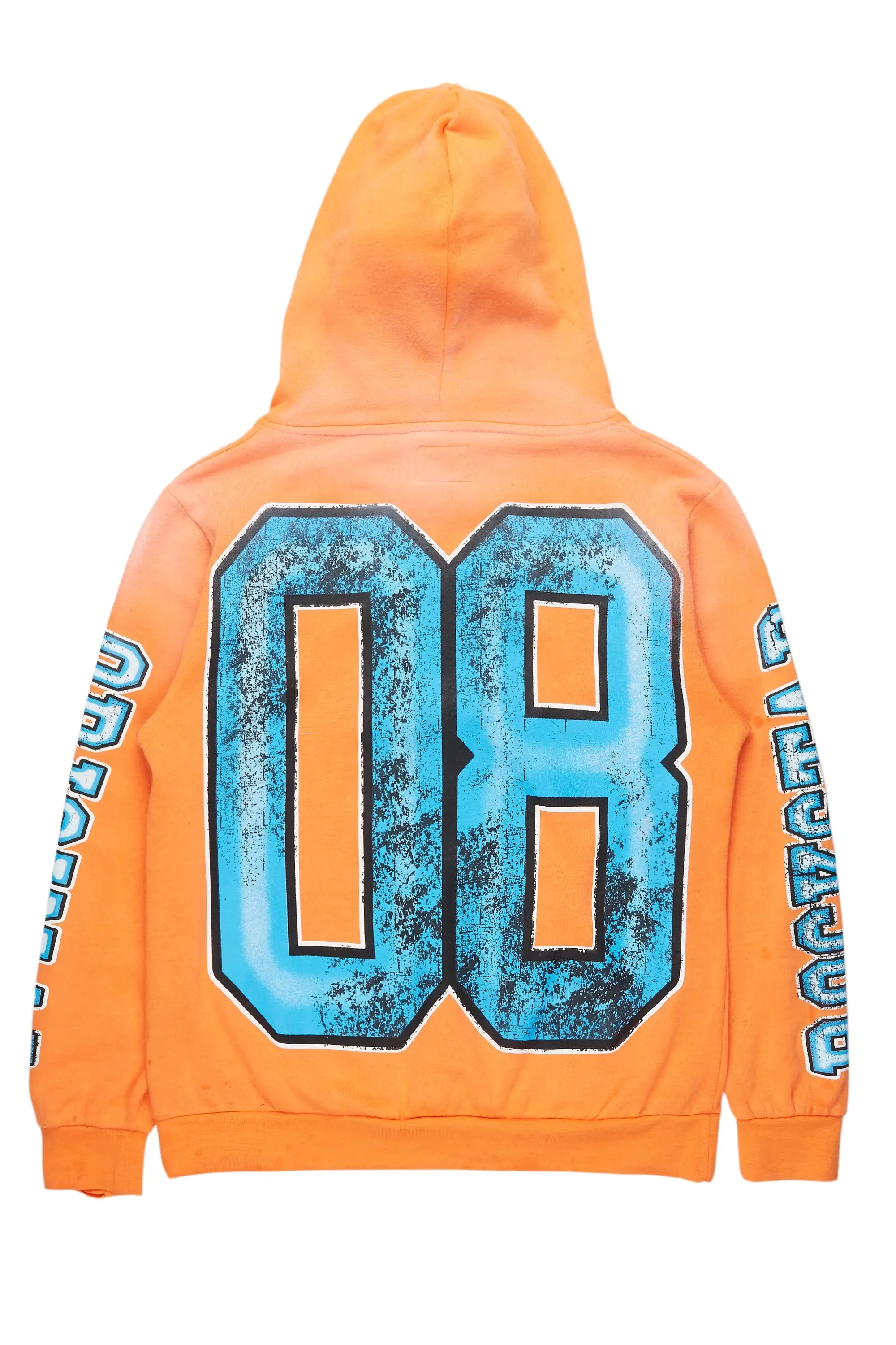 Tariqa Orange Oversized Hoodie sold by Rockstar Original product image thumbnail 3
