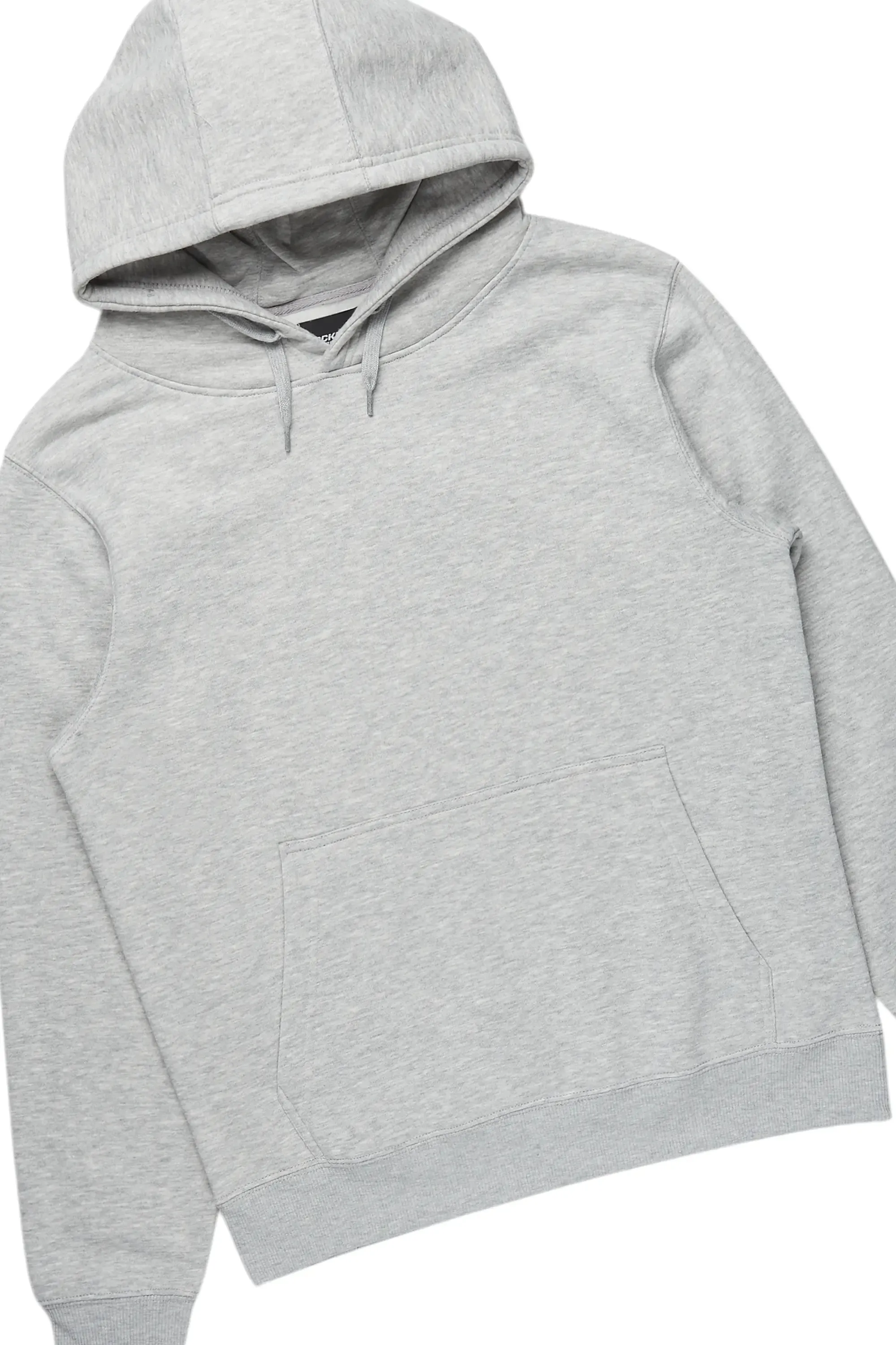 Basic Heather Grey Hoodie/Cargo Sweat Pant Set sold by Rockstar Original product image thumbnail 2