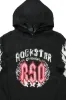 Girls Kanny Black Graphic Knitted Mohair Hoodie sold by Rockstar Original