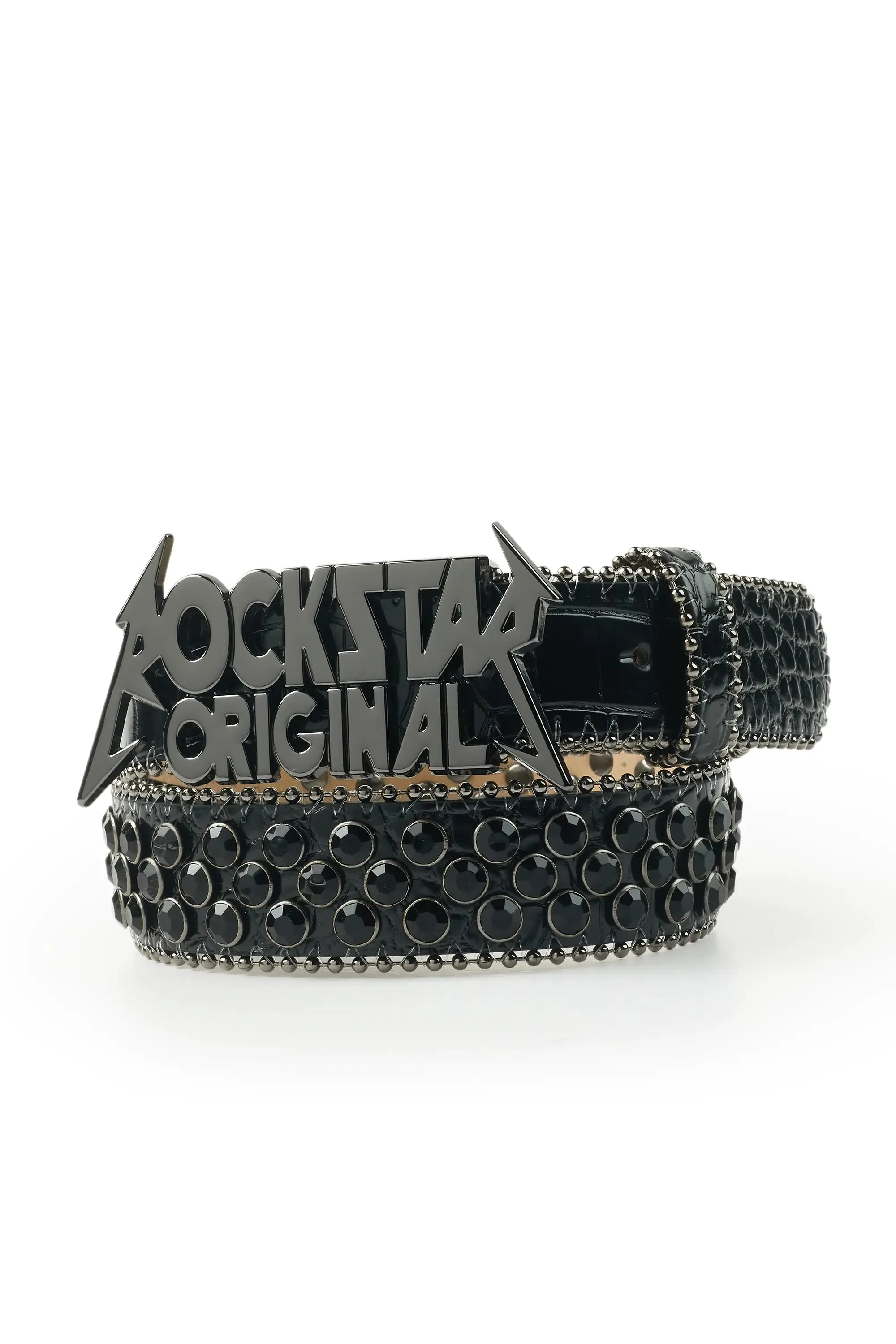 Girls Bliz Black Rockstar Logo Belt sold by Rockstar Original