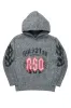 Boys Kanan Light Grey Graphic Knitted Mohair Hoodie sold by Rockstar Original