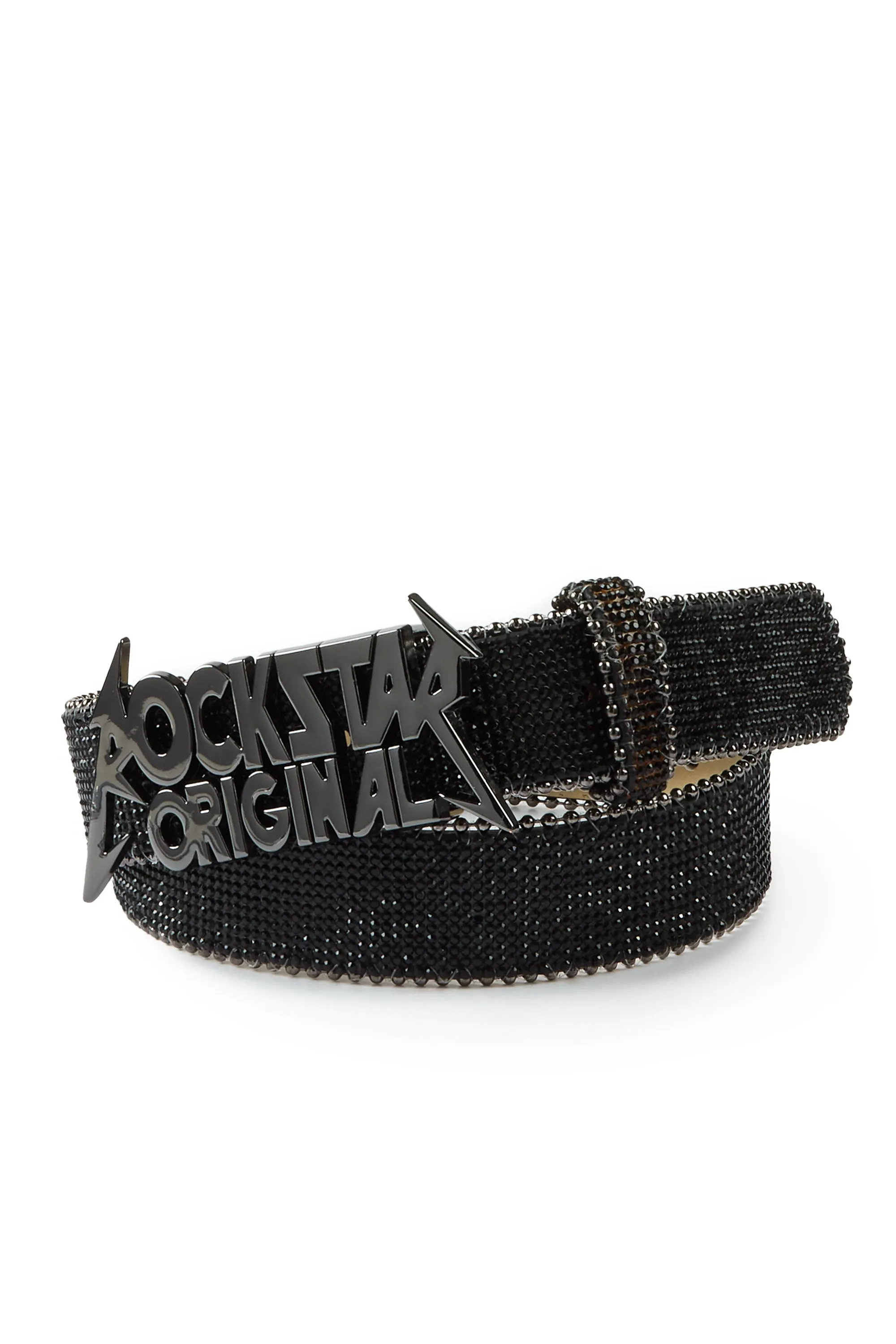 Boys Obrian Black Rockstar Logo Belt sold by Rockstar Original