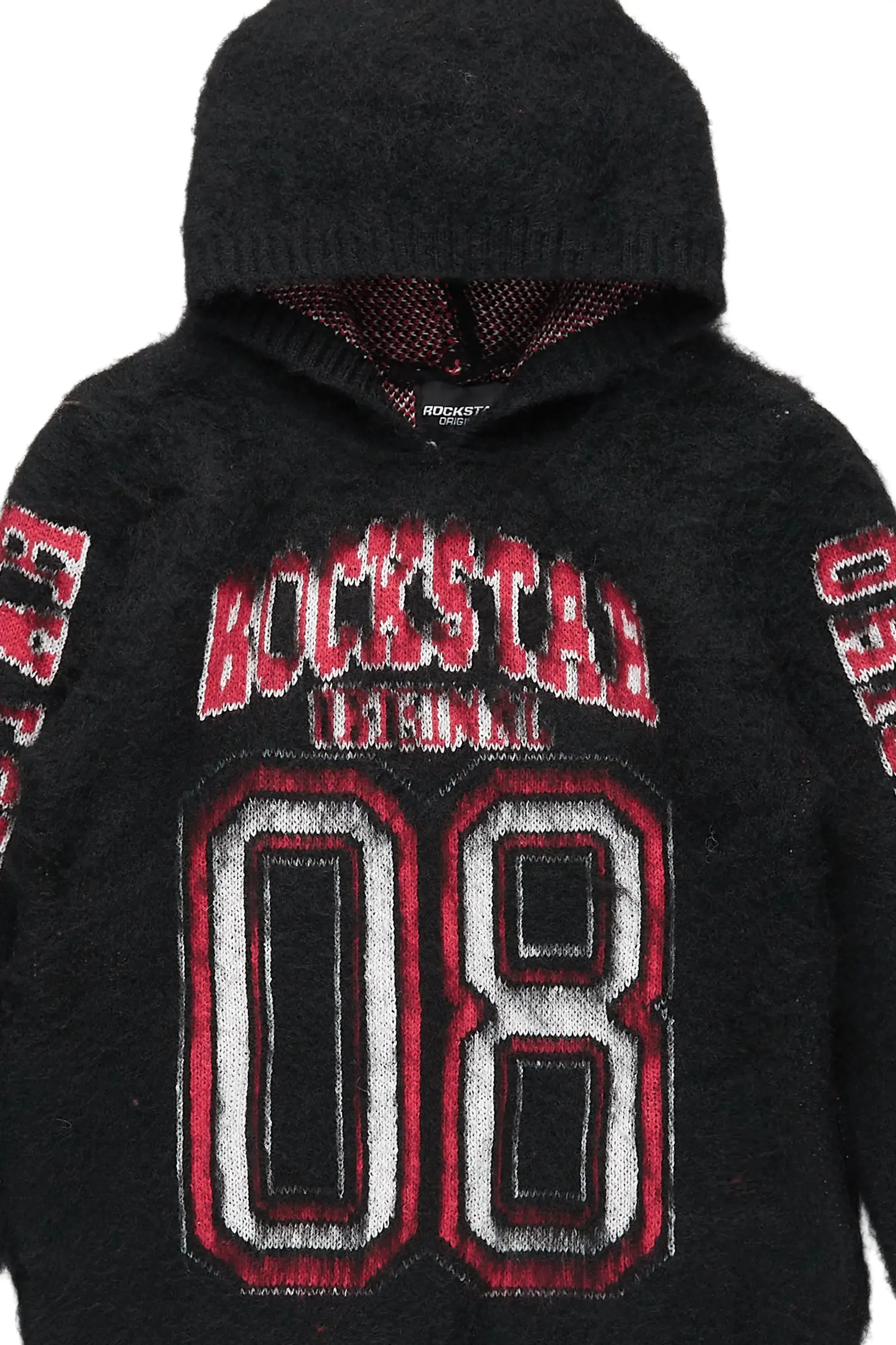 Boys Fields Black Graphic Mohair Hoodie sold by Rockstar Original product image thumbnail 2