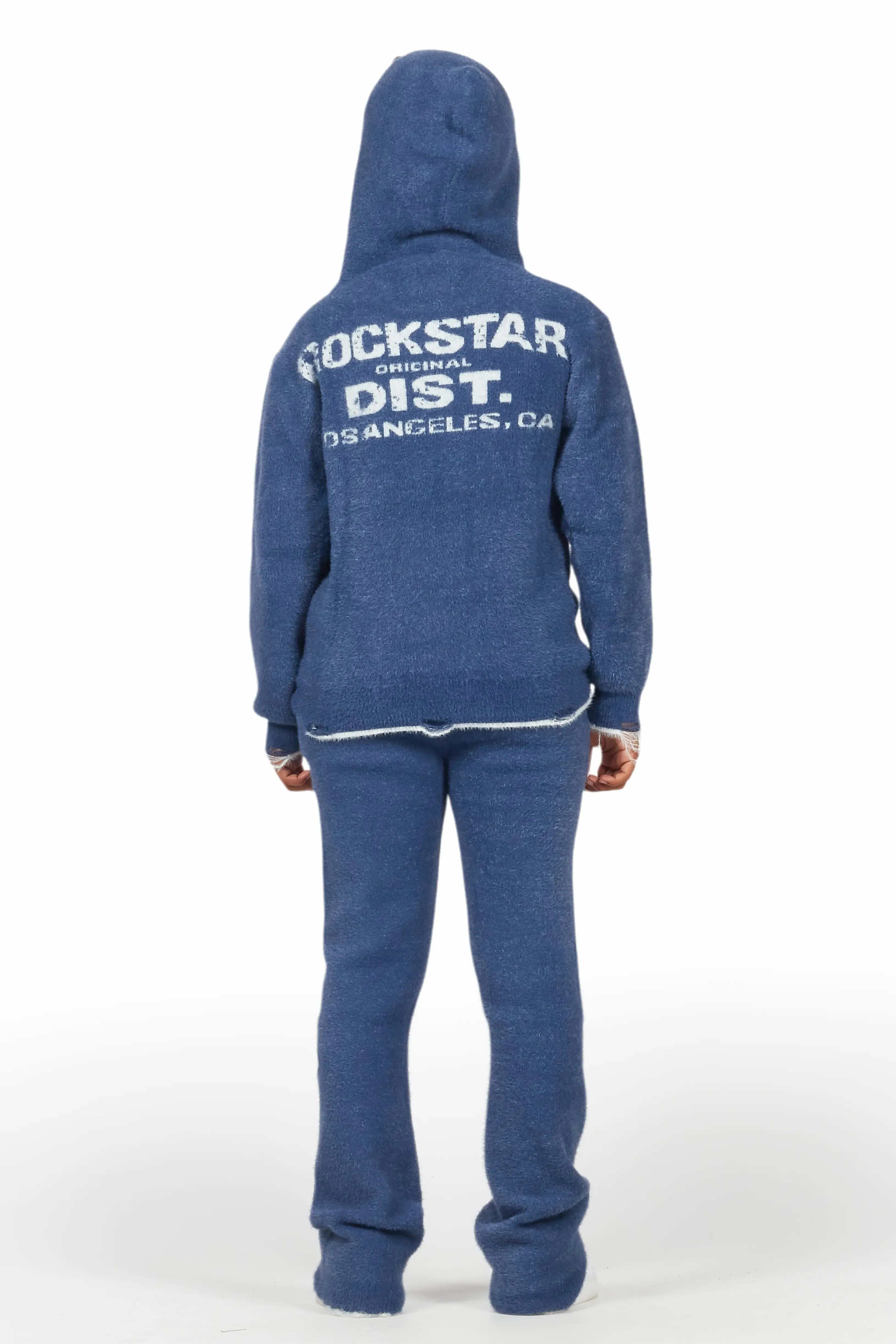 Boys Lake Mohair Navy Knit Track set sold by Rockstar Original product image thumbnail 4