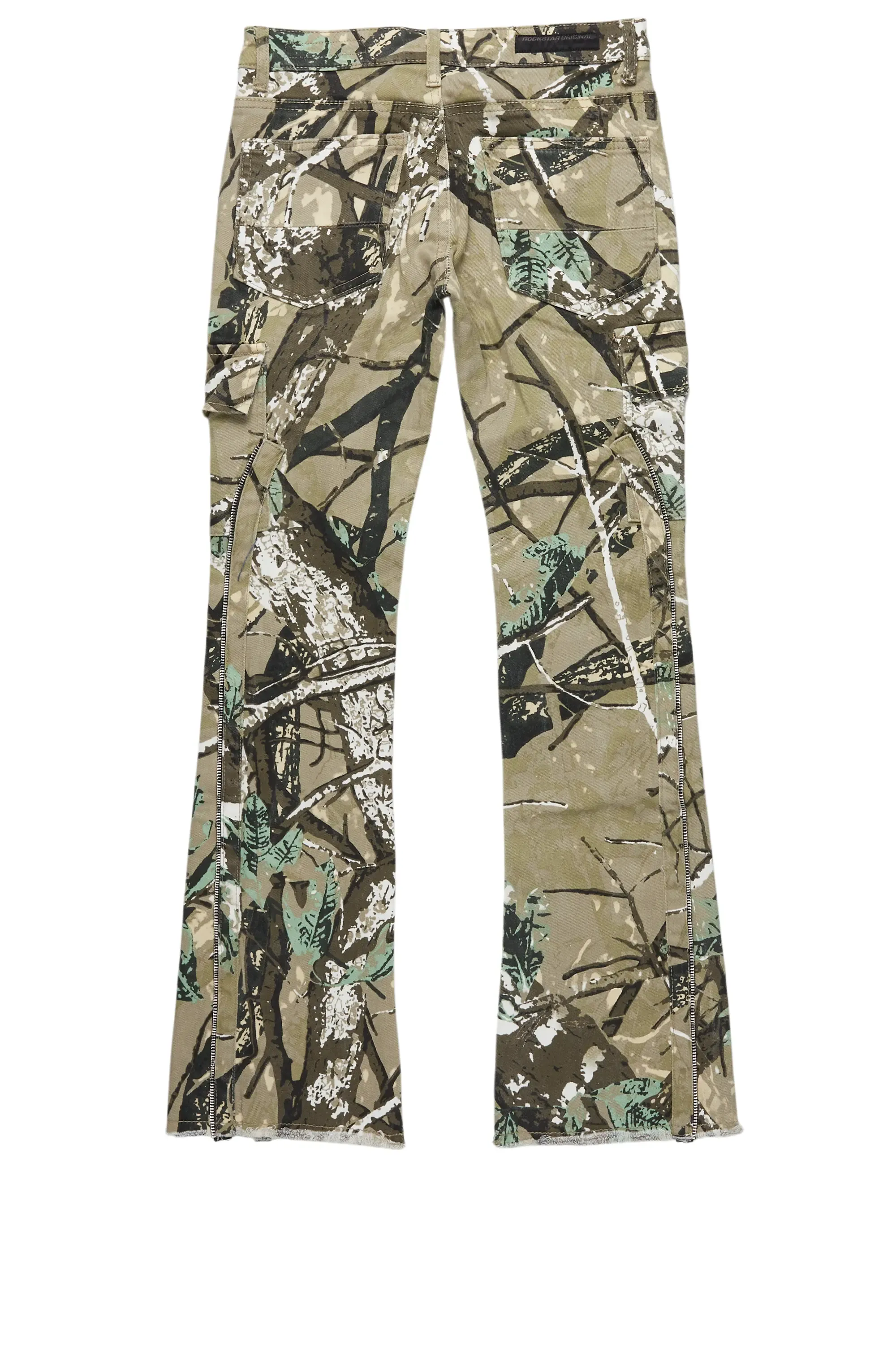 Boys Hutch Tree Camo Stacked Flare Jean sold by Rockstar Original product image thumbnail 3