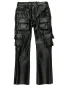Girls Khaza Black  PU Leather Jean sold by Rockstar Original