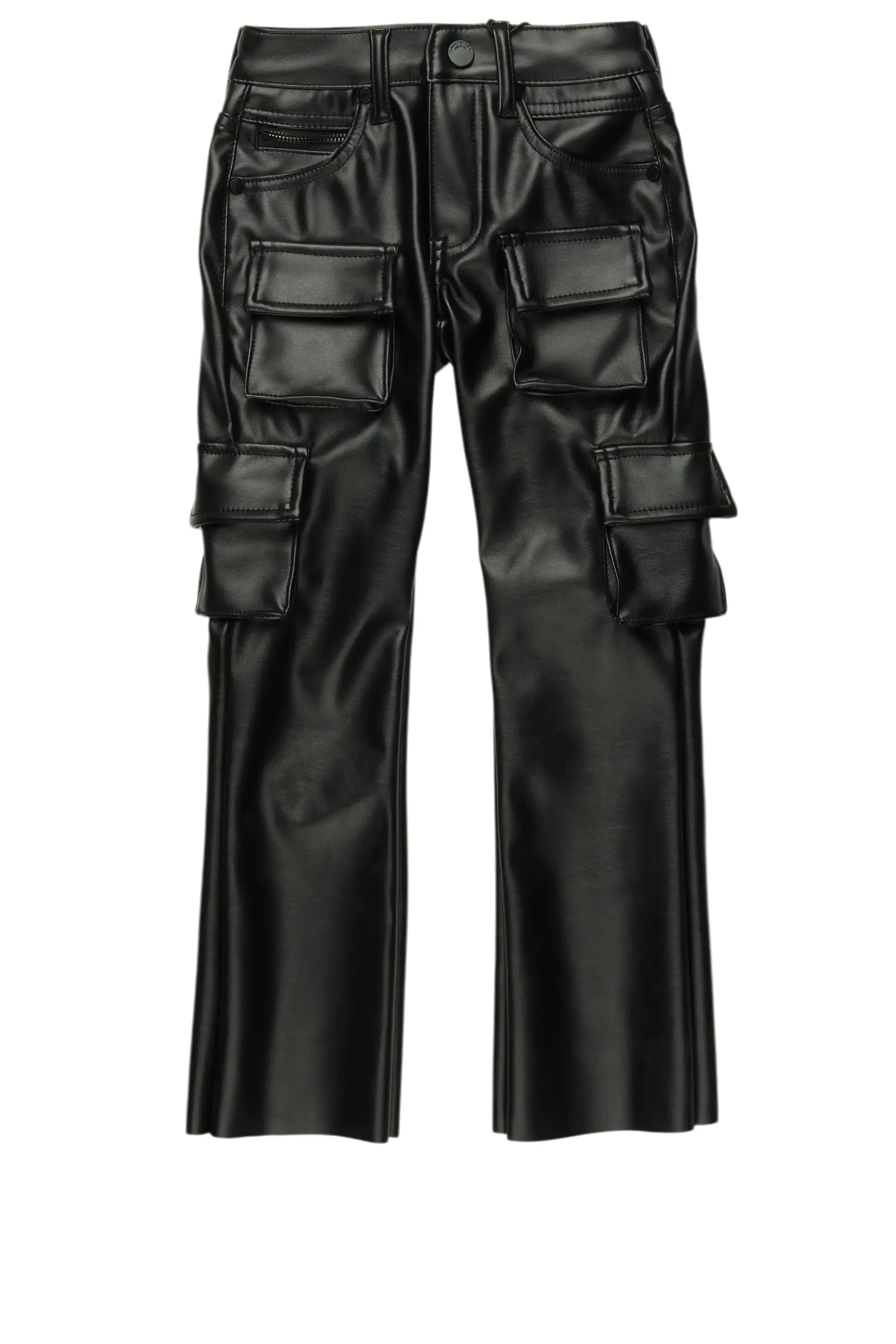 Girls Khaza Black PU Leather Jean sold by Rockstar Original