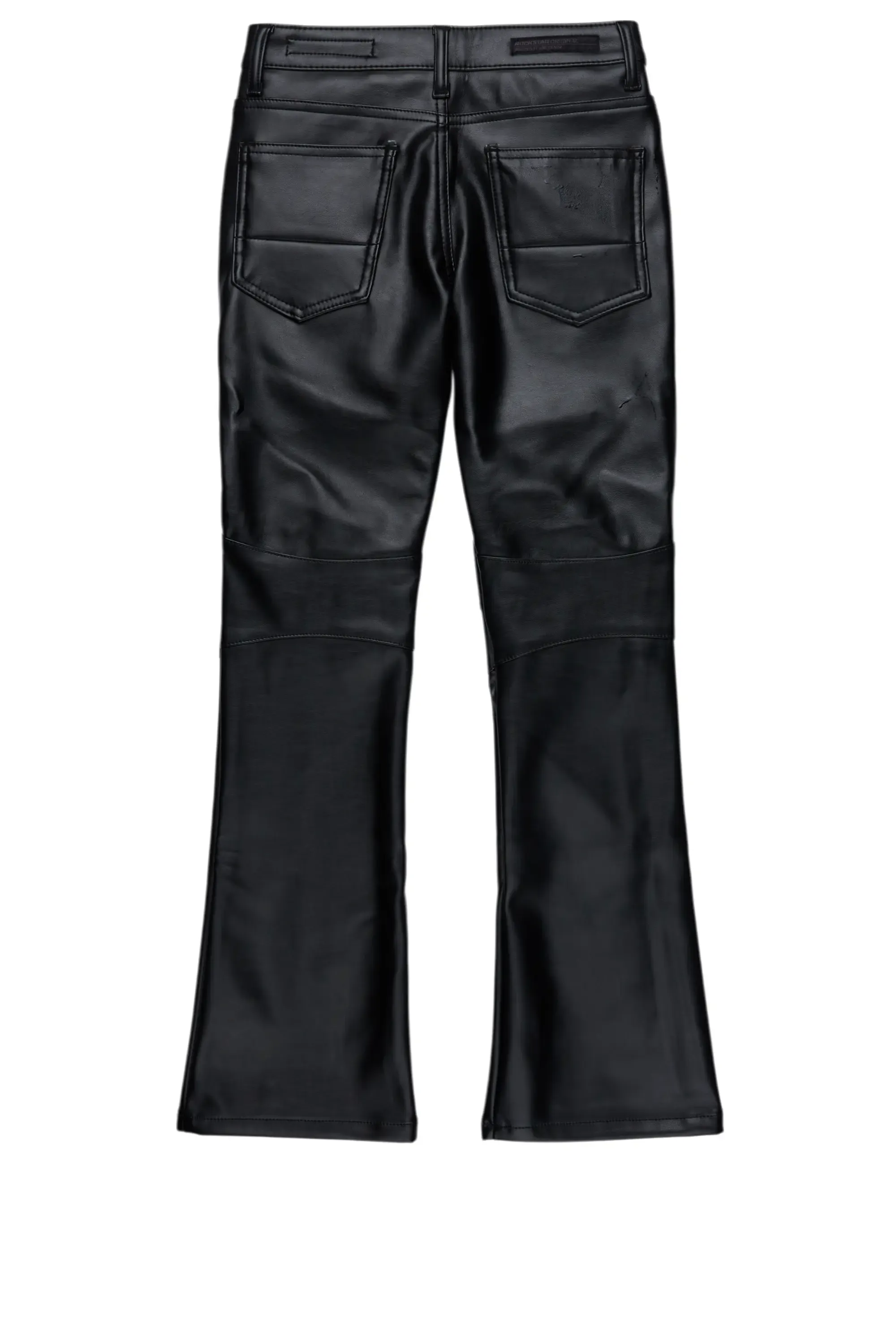 Boys Richh Black PU Biker Jean sold by Rockstar Original product image thumbnail 3