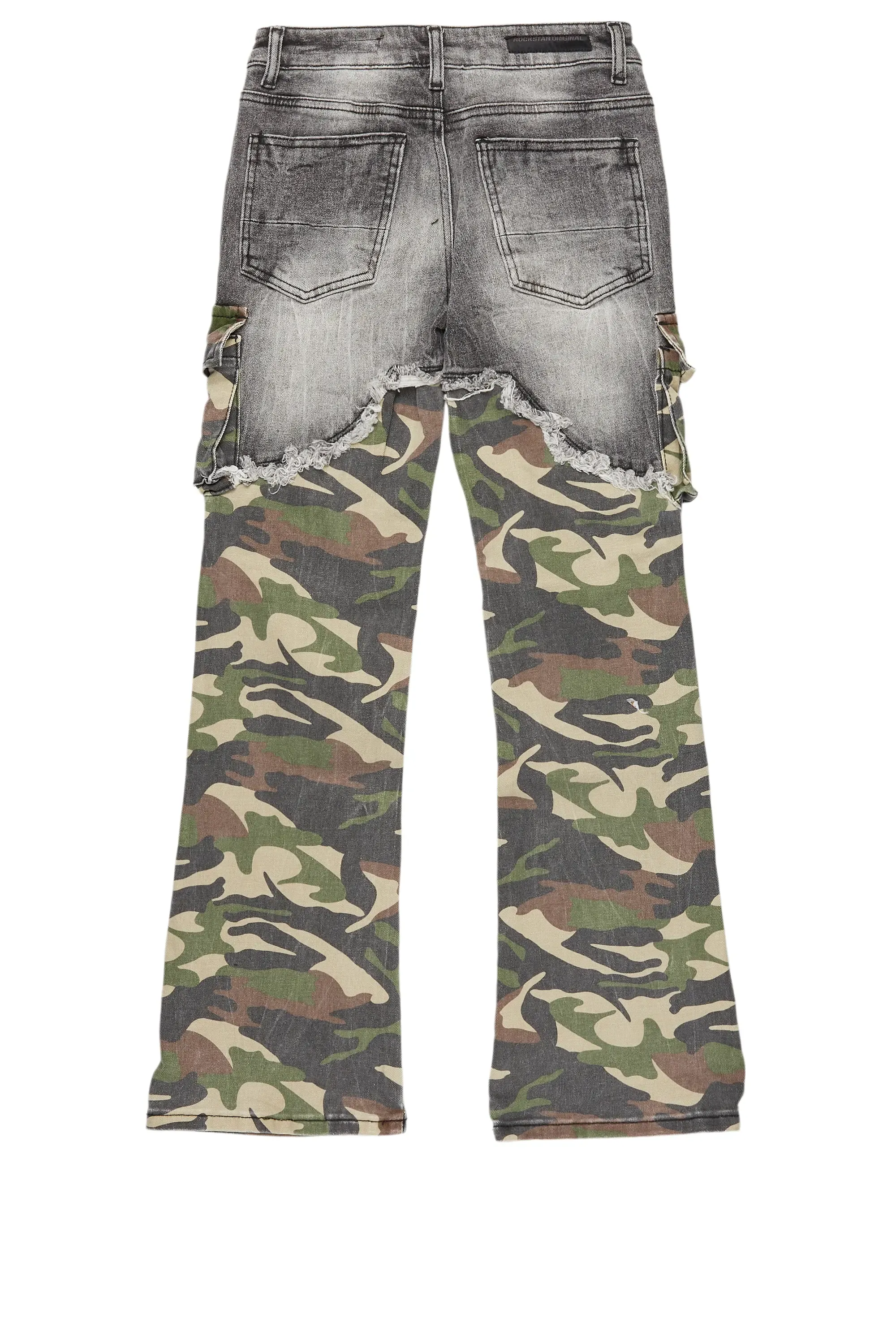 Boys Denka Grey Stacked Fit Jean sold by Rockstar Original product image thumbnail 3