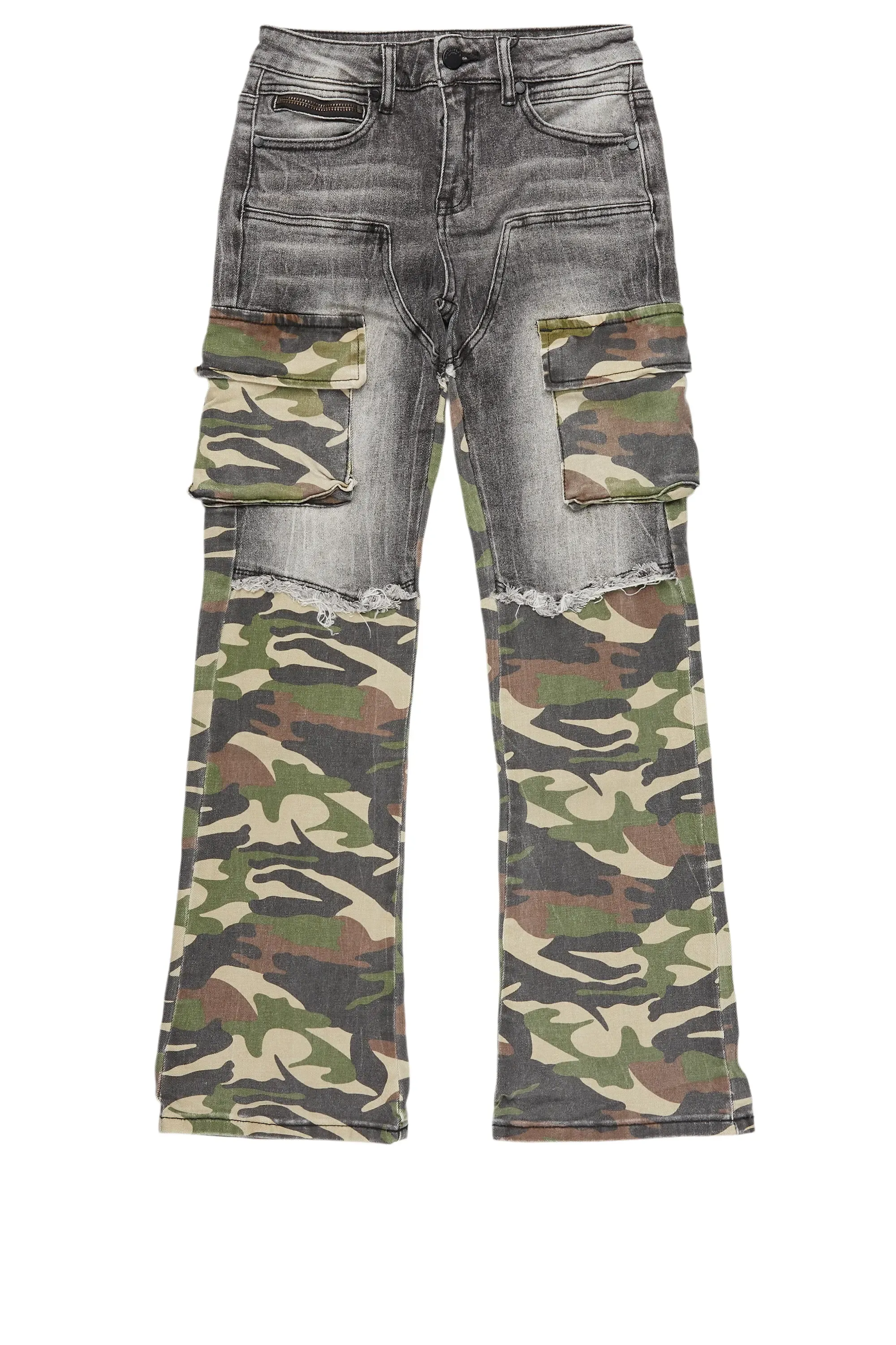 Boys Denka Grey Stacked Fit Jean sold by Rockstar Original
