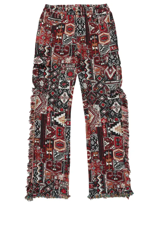 Girls Anaya Black/Multi Slim Flare Pants sold by Rockstar Original