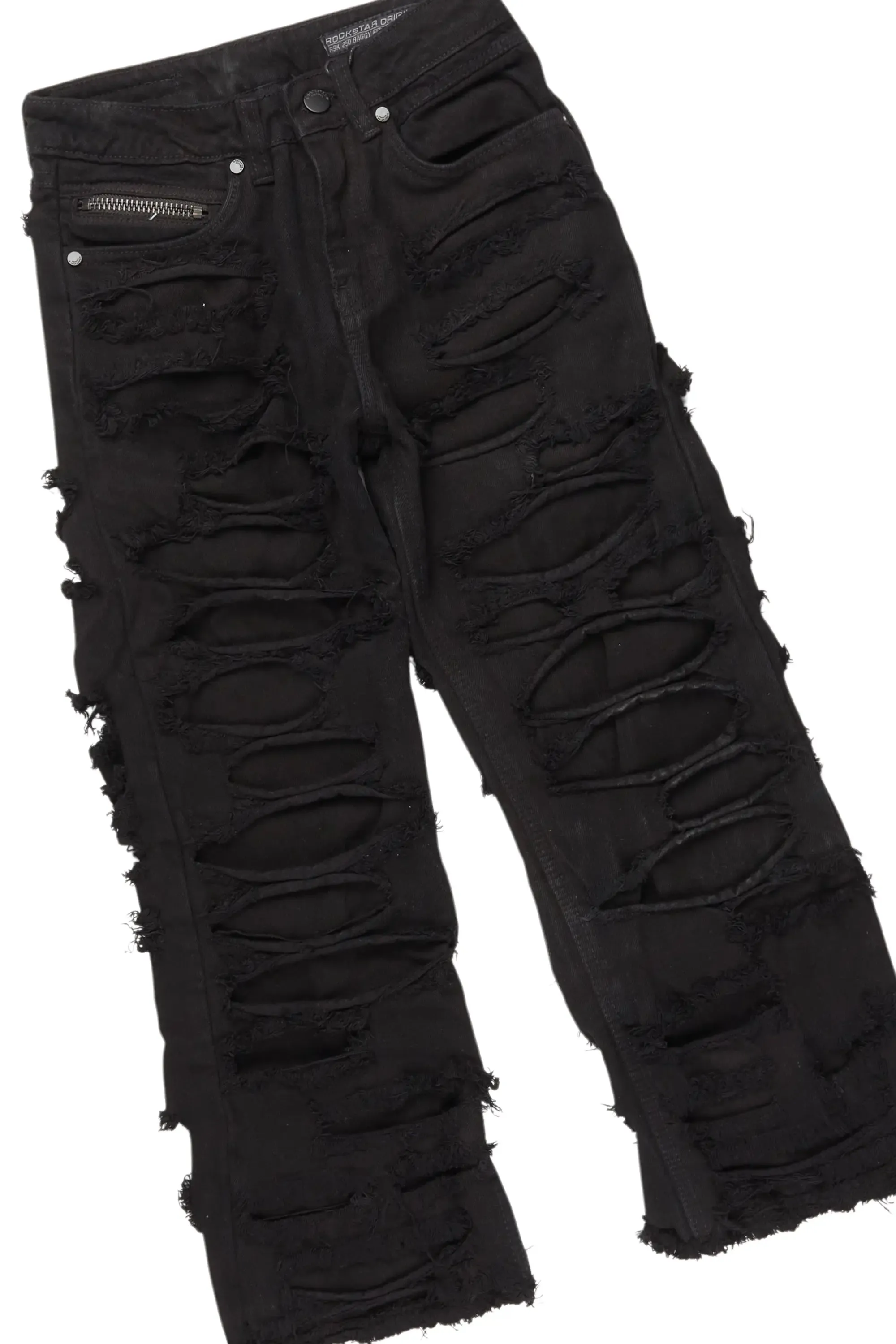 Boys Fields Vintage Black/Pink Hoodie/Baggy Fit Jean Set sold by Rockstar Original product image thumbnail 3