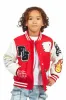 Boys Leaner Red Bomber Jacket sold by Rockstar Original