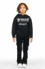 Boys Gentry Black Stacked Flare Jean sold by Rockstar Original