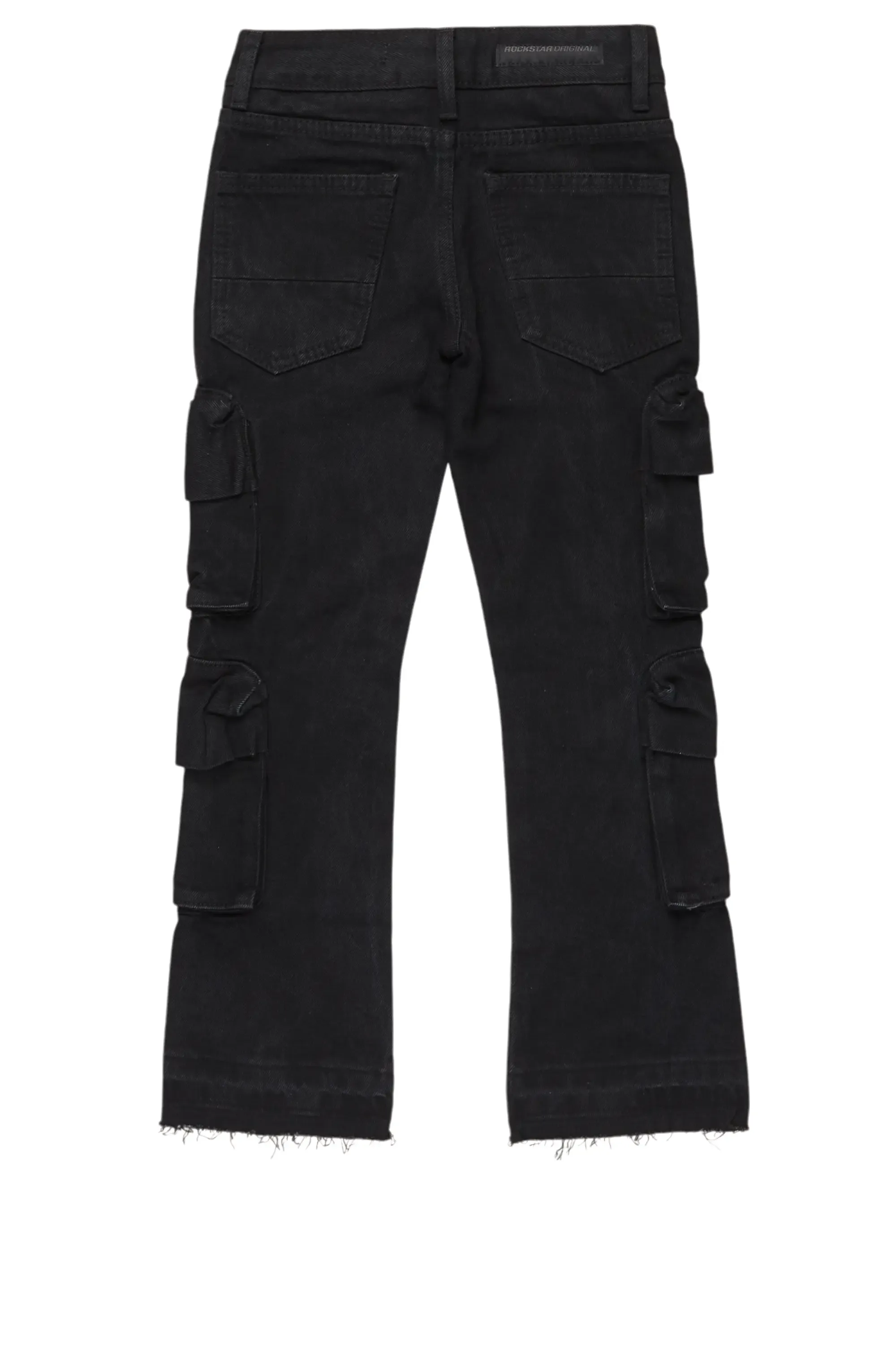 Boys Peppe Black Baggy Fit Jean sold by Rockstar Original product image thumbnail 3