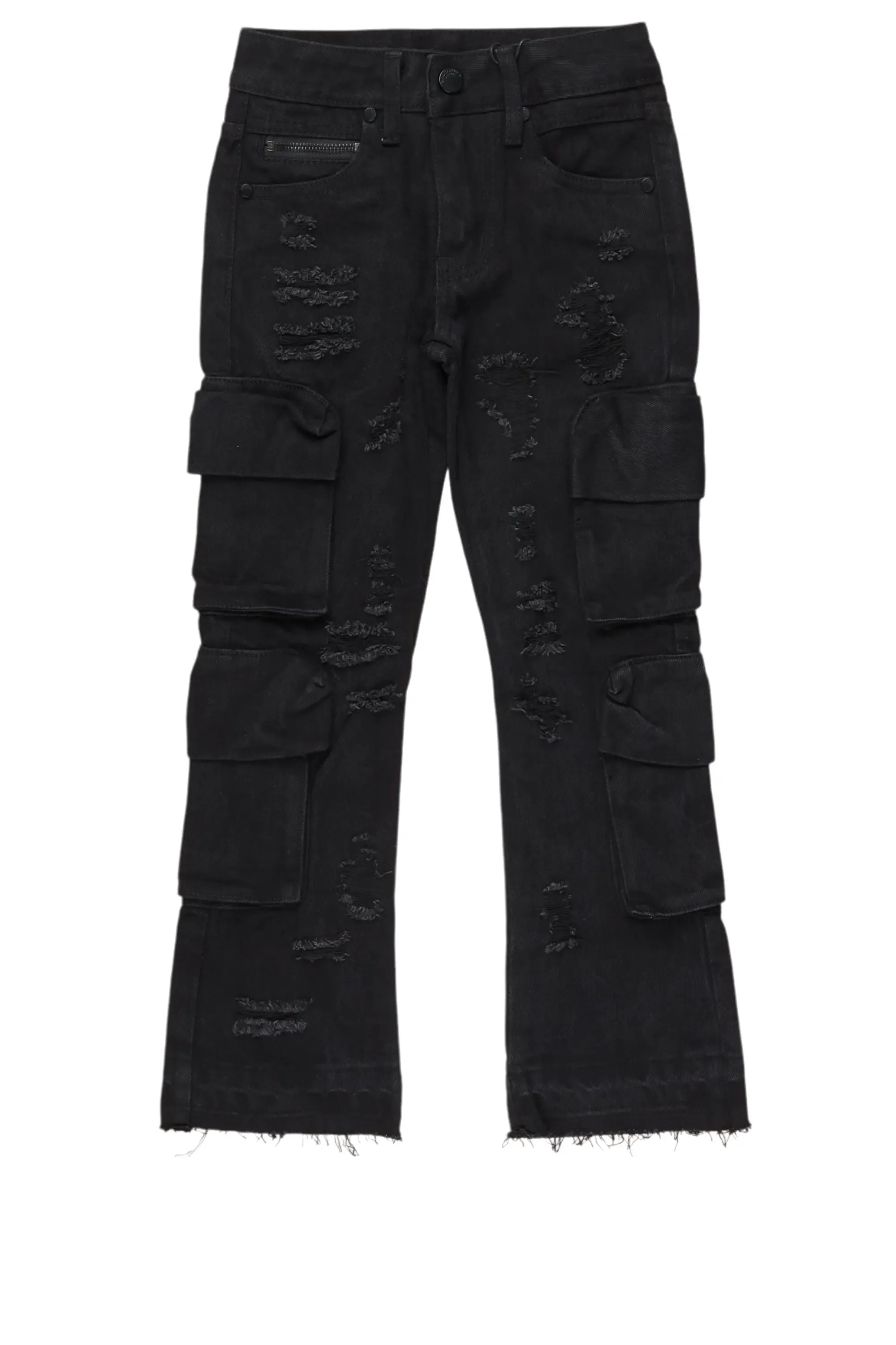 Boys Peppe Black Baggy Fit Jean sold by Rockstar Original