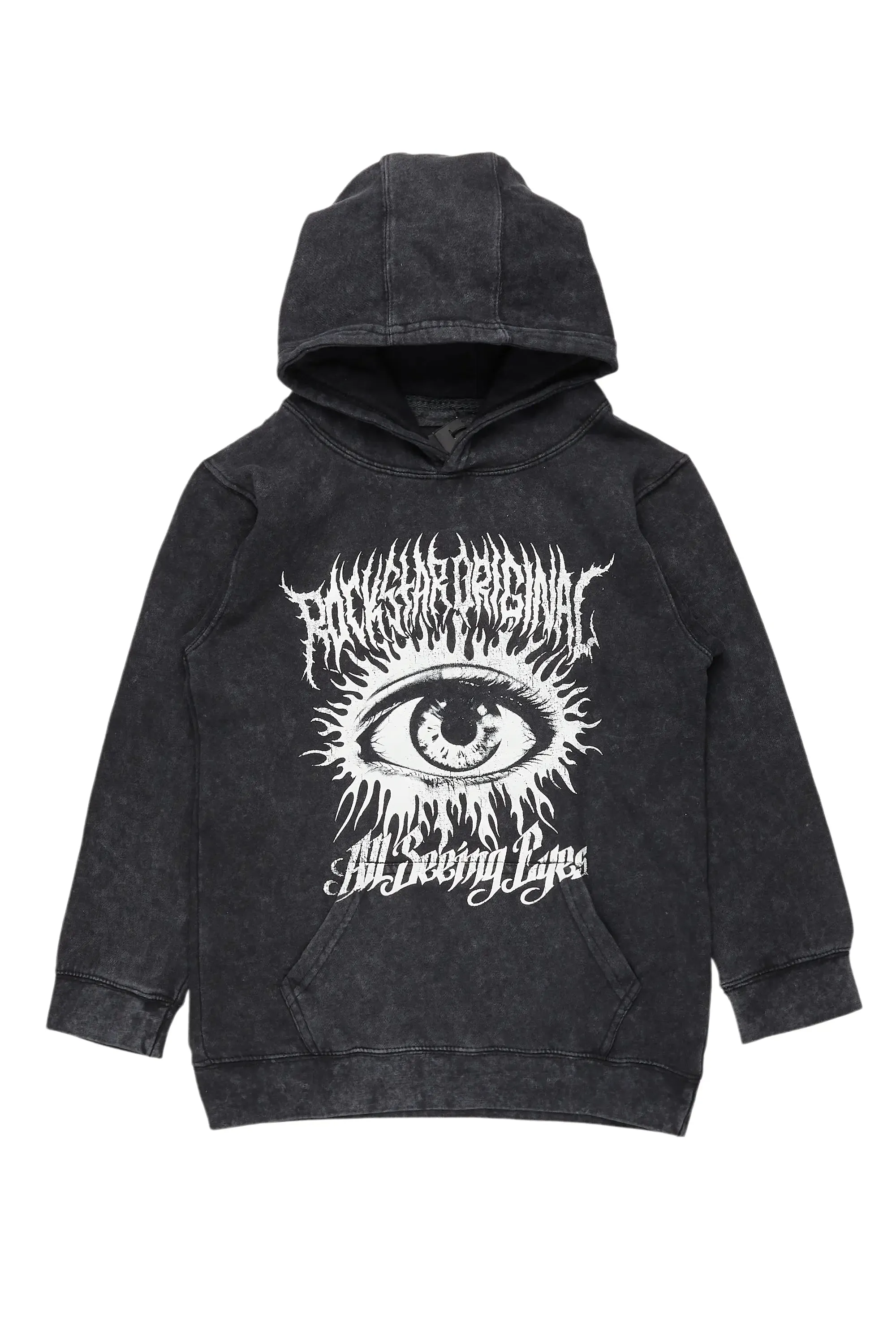 Boys All Eyes Vintage Black Graphic Hoodie sold by Rockstar Original