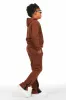 Boys Palmer Brown Stacked Track Set sold by Rockstar Original