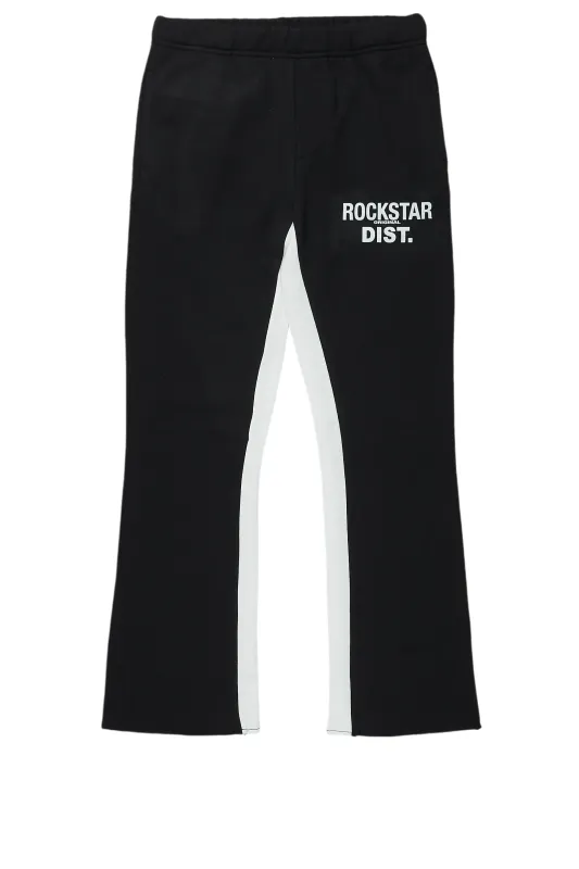 Boys Alpine Black Baggy Fit Trackpant sold by Rockstar Original