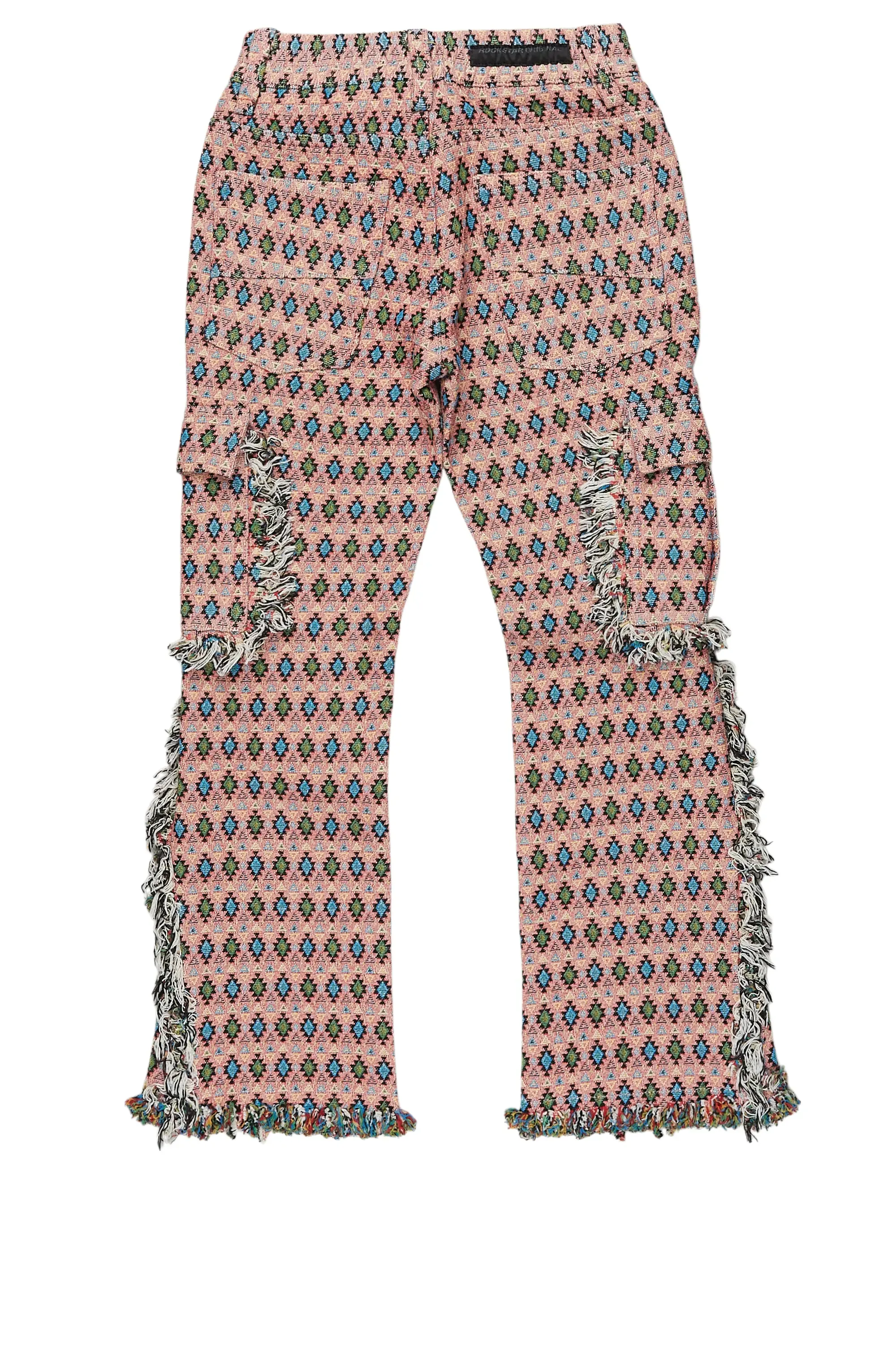 Girls Jude Pink/Multi Slim Flare Pants sold by Rockstar Original product image thumbnail 3