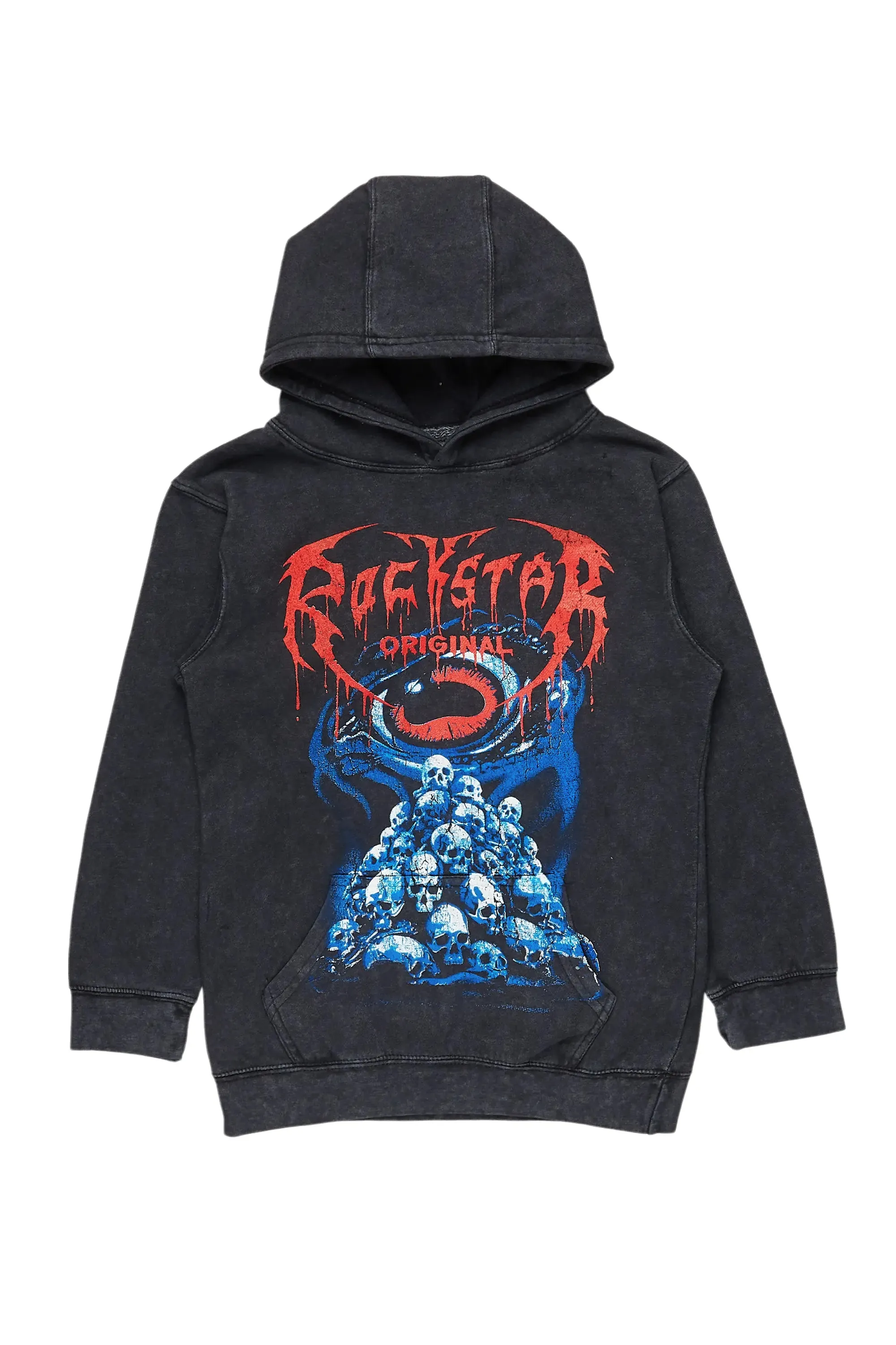 Boys Vicious Vintage Black Graphic Hoodie sold by Rockstar Original