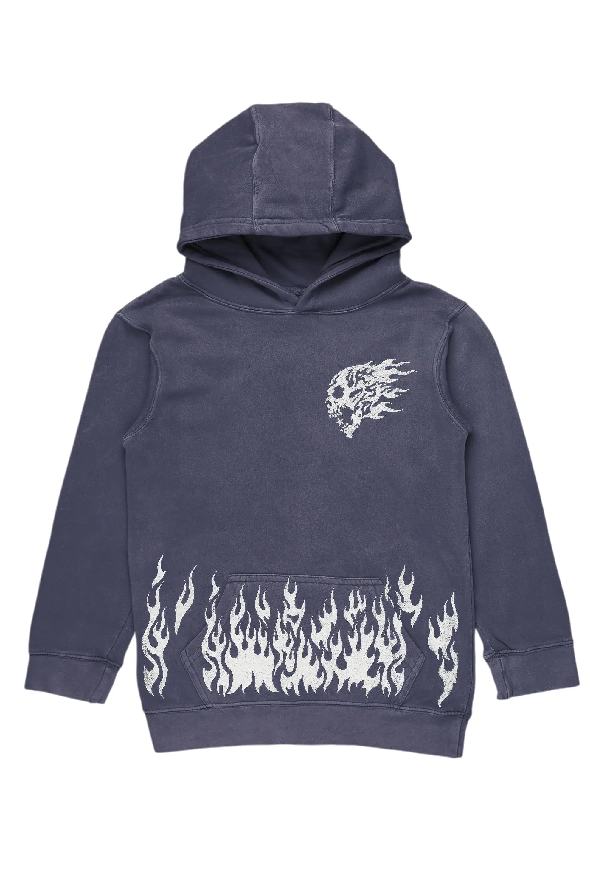 Boys Bubble Vintage Navy Graphic Hoodie sold by Rockstar Original