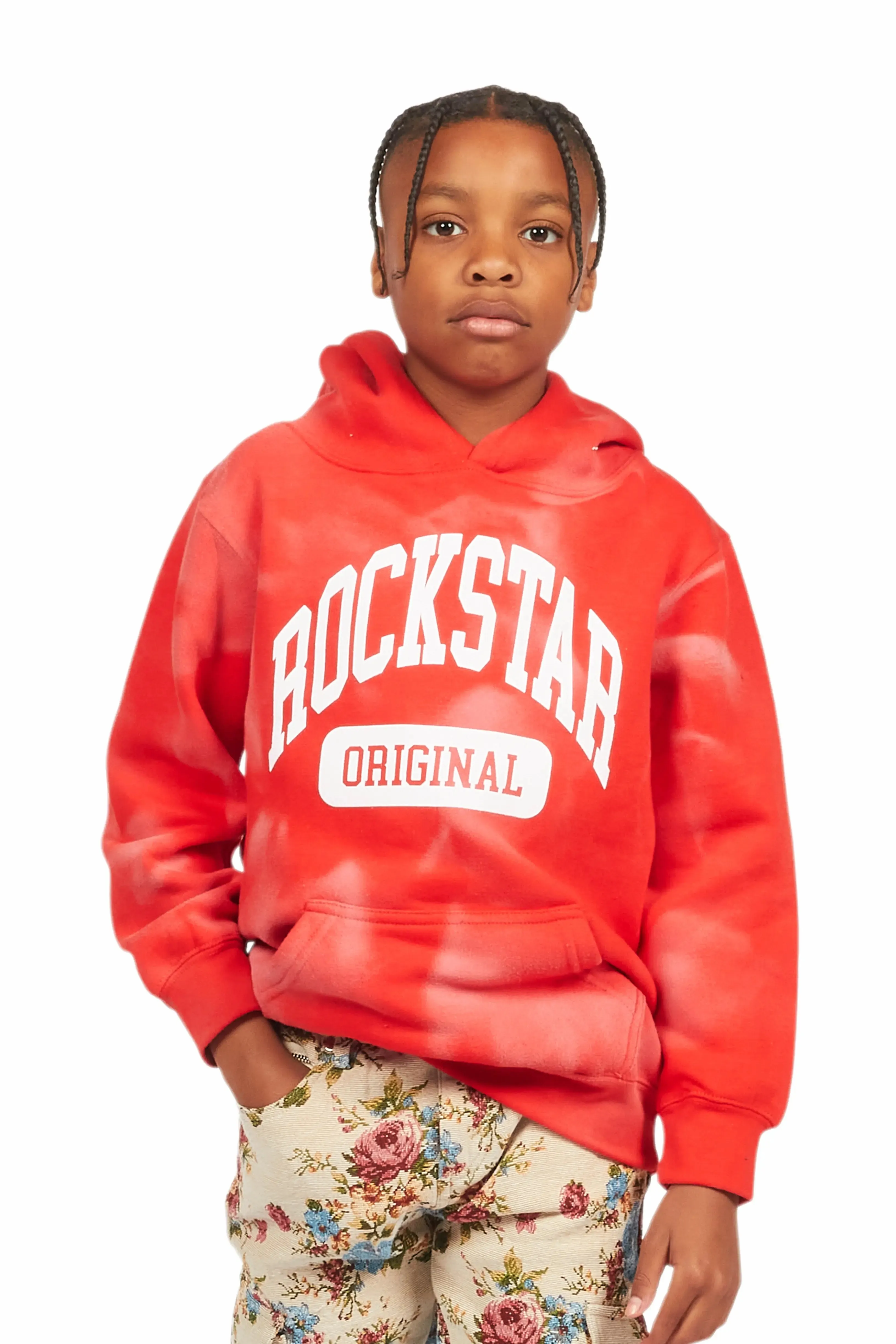 Boys Member Red Graphic Hoodie sold by Rockstar Original product image thumbnail 2