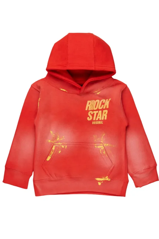 Boys Aiden Red Graphic Hoodie sold by Rockstar Original