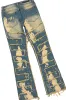 Boys Soweto Vintage Beige Hoodie/Stacked Flare Jean Set sold by Rockstar Original