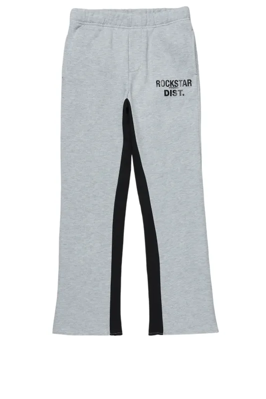 Boys Alpine Heather Grey Baggy Fit Trackpant sold by Rockstar Original