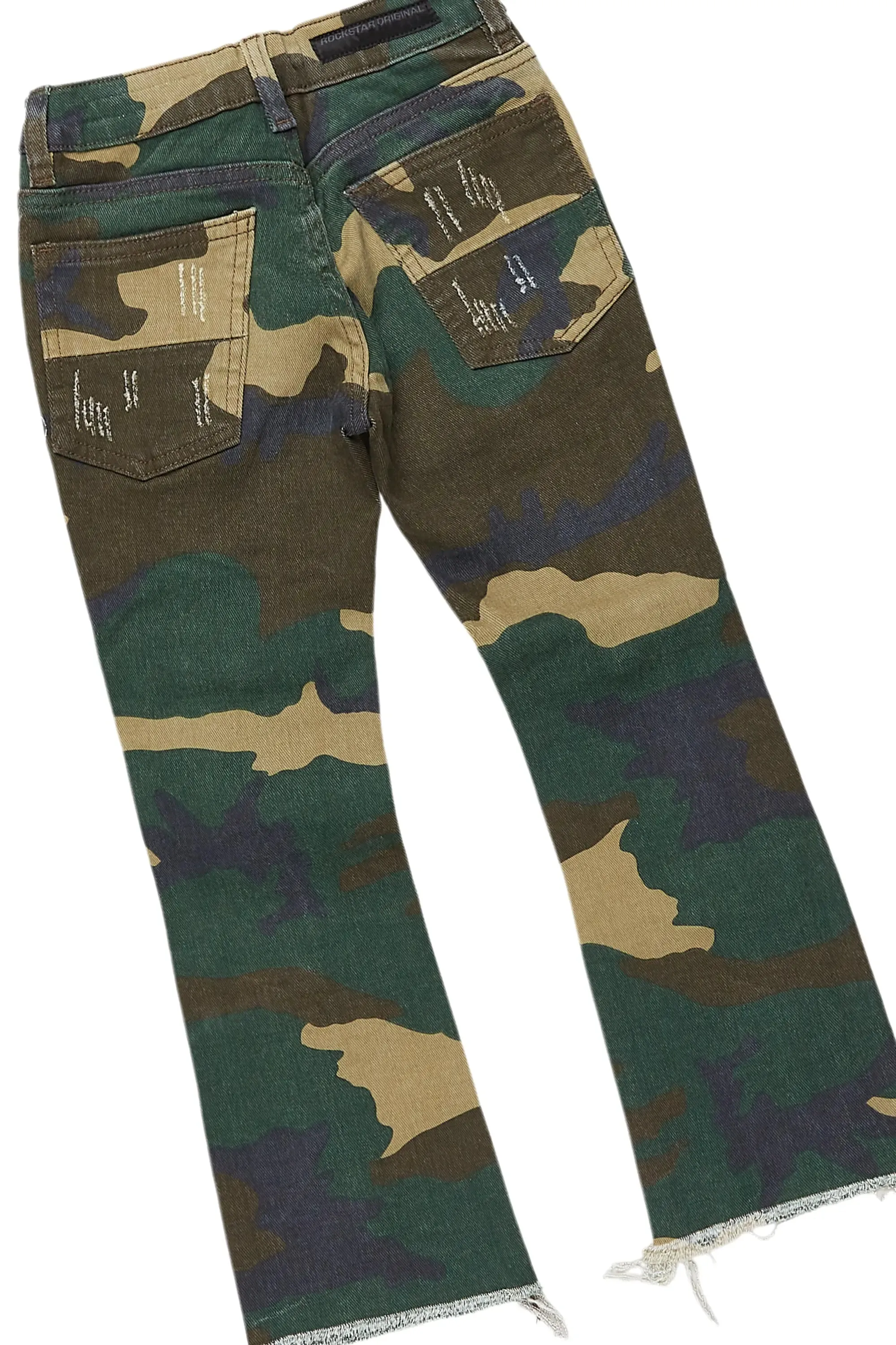 Boys Bali Vintage Beige Hoodie/Stacked Flare Jean Set sold by Rockstar Original product image thumbnail 4