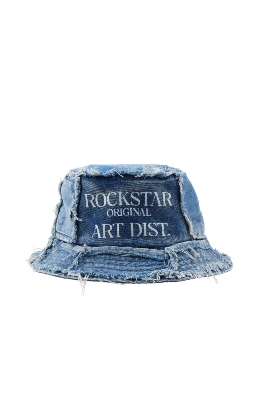 Boys Ivo Blue Patchwork Bucket Hat sold by Rockstar Original
