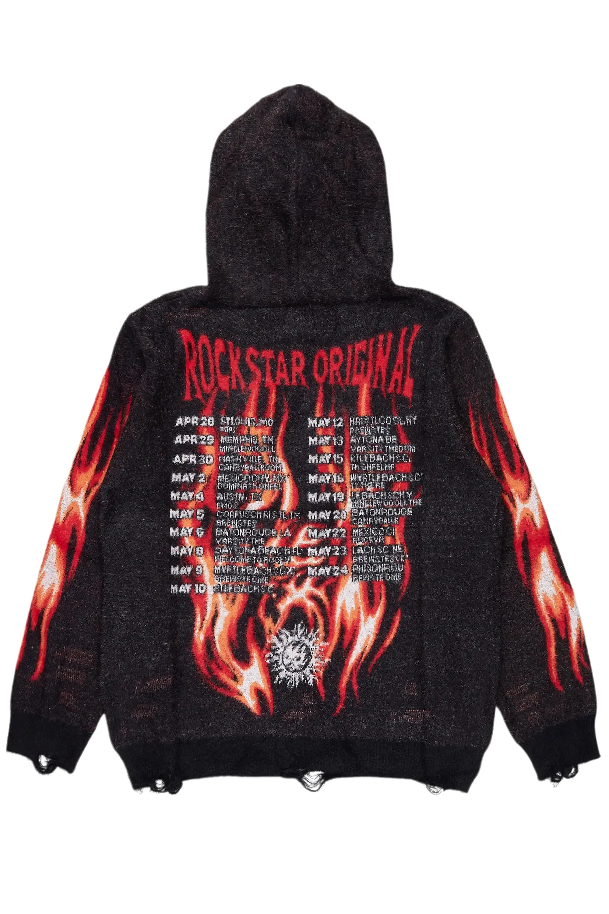 Boys Fuka Black Knit Sweater sold by Rockstar Original product image thumbnail 2