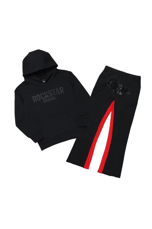 Boys Sana Black Baggy Fit Pant Set sold by Rockstar Original