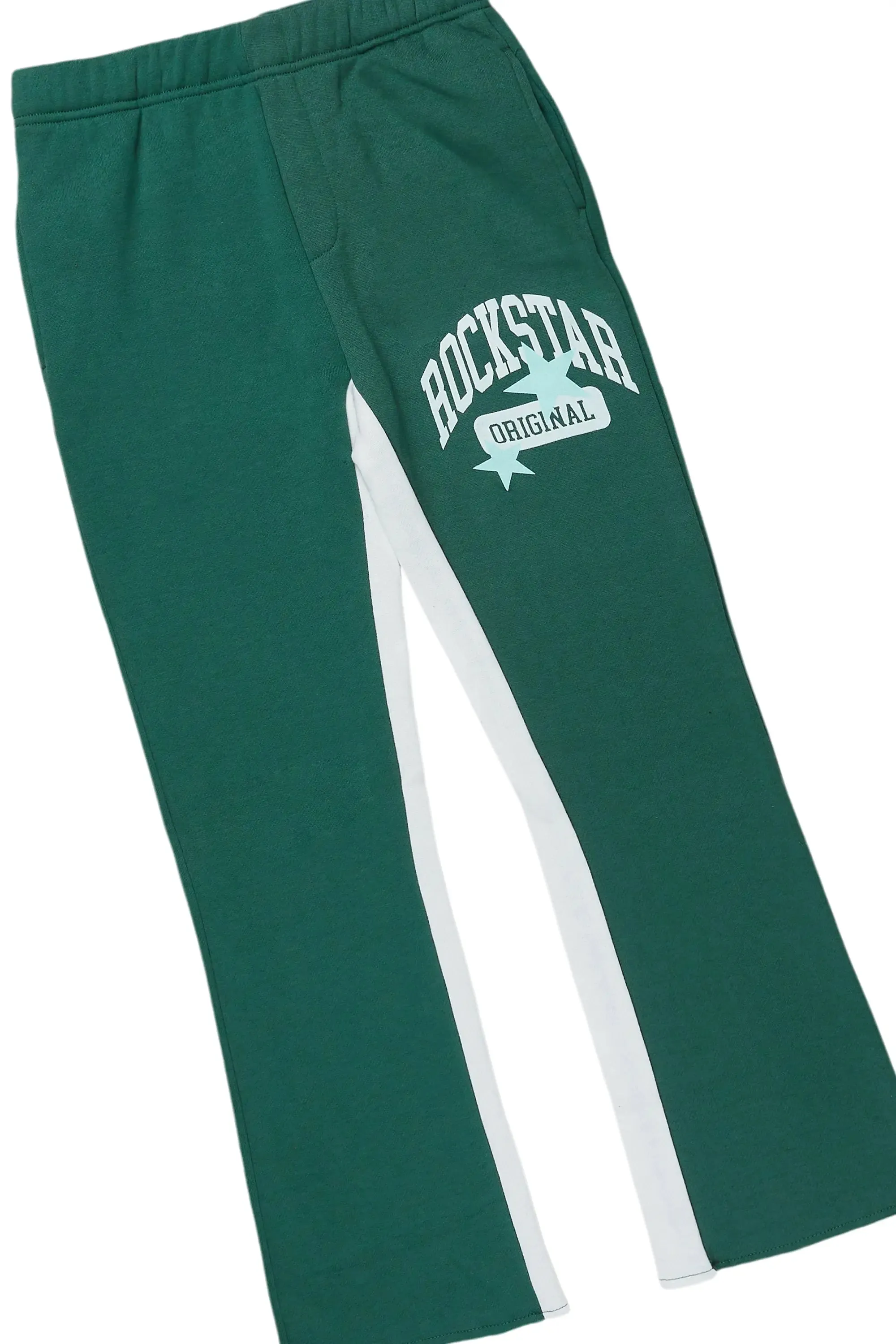 Boys Mallo Green Baggy Fit Pant Set sold by Rockstar Original product image thumbnail 3