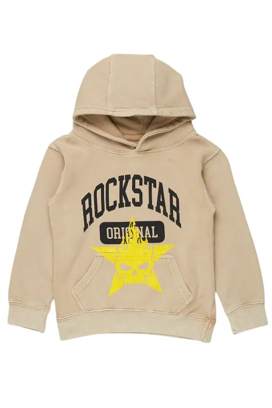 Girls Semaia Vintage Beige Graphic Hoodie sold by Rockstar Original