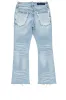 Boys Petrus Blue Stacked Flare Jean sold by Rockstar Original