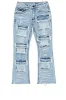 Boys Petrus Blue Stacked Flare Jean sold by Rockstar Original