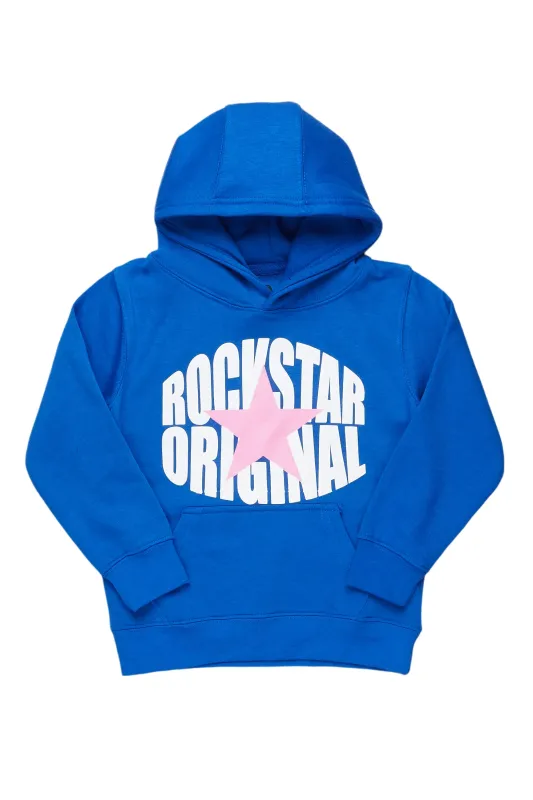 Girls Mia Royal Graphic Hoodie sold by Rockstar Original