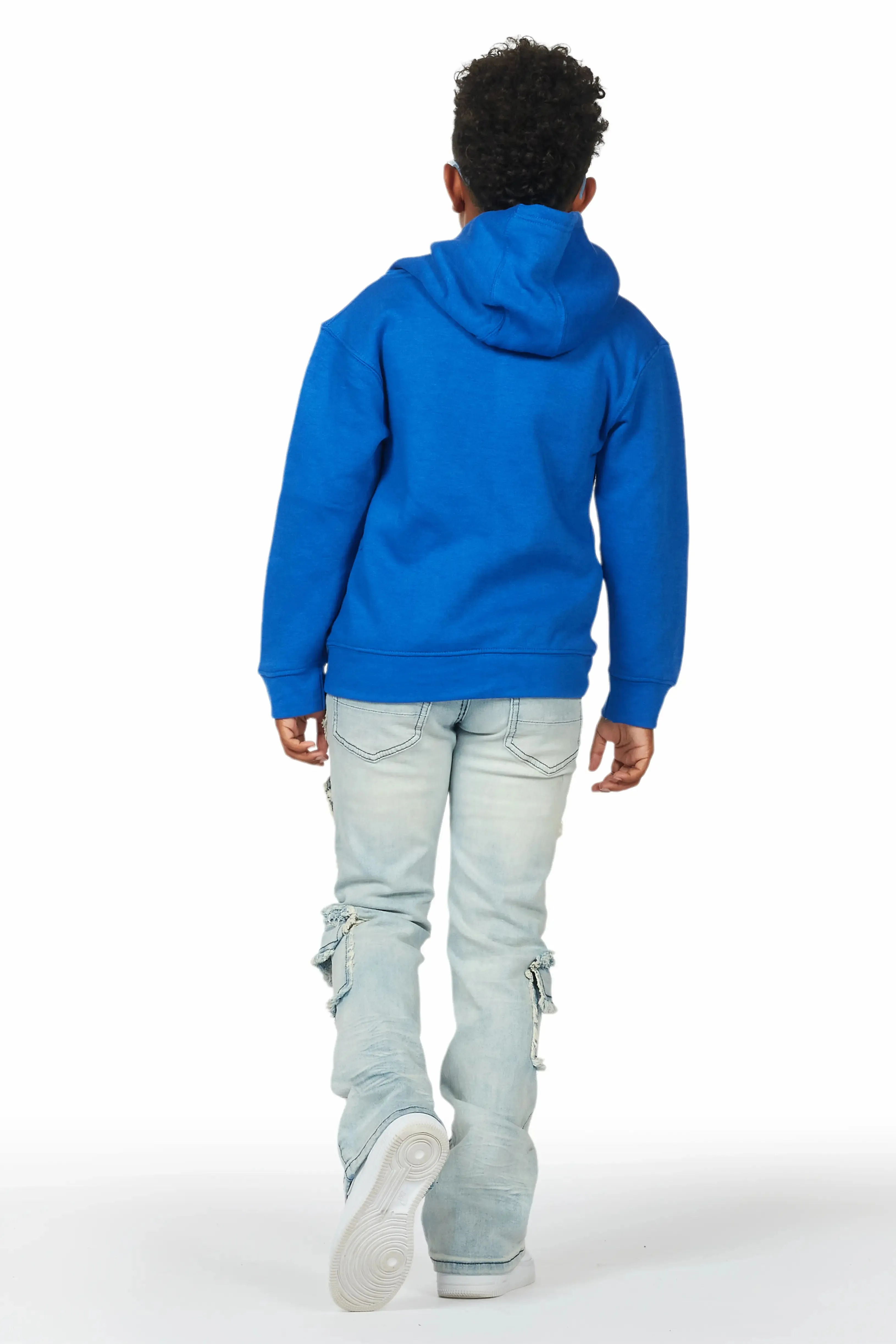 Boys Adril Blue Skinny Fit Cargo Jean sold by Rockstar Original product image thumbnail 5