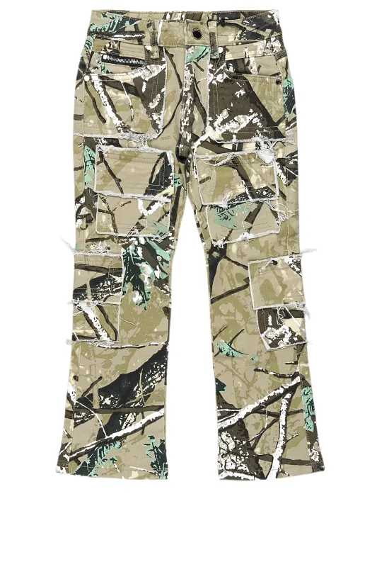 Girls Addy Tree Camo Skinny Fit Cargo Jean sold by Rockstar Original