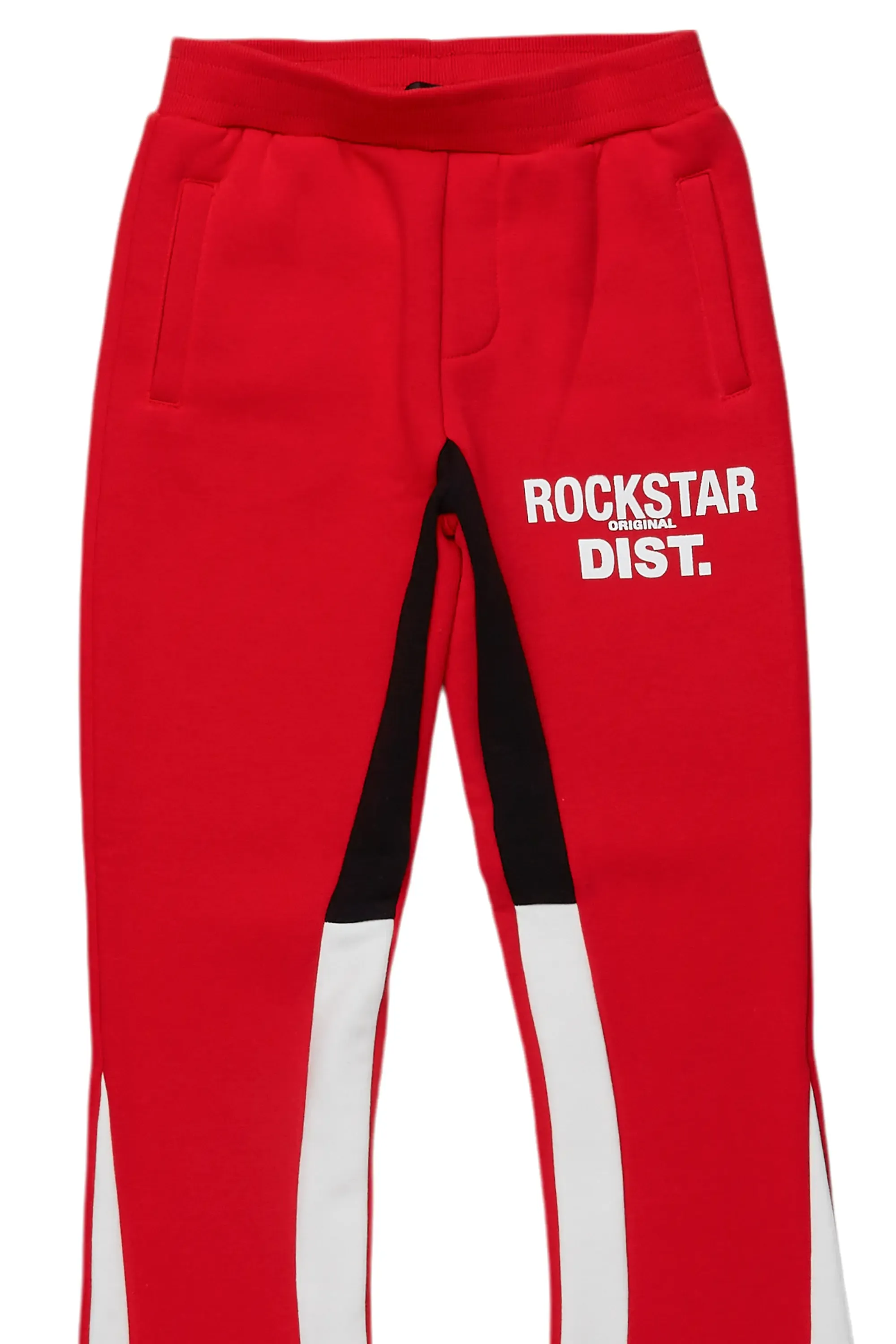 Boys Alpine Red Stacked Trackpant sold by Rockstar Original product image thumbnail 2