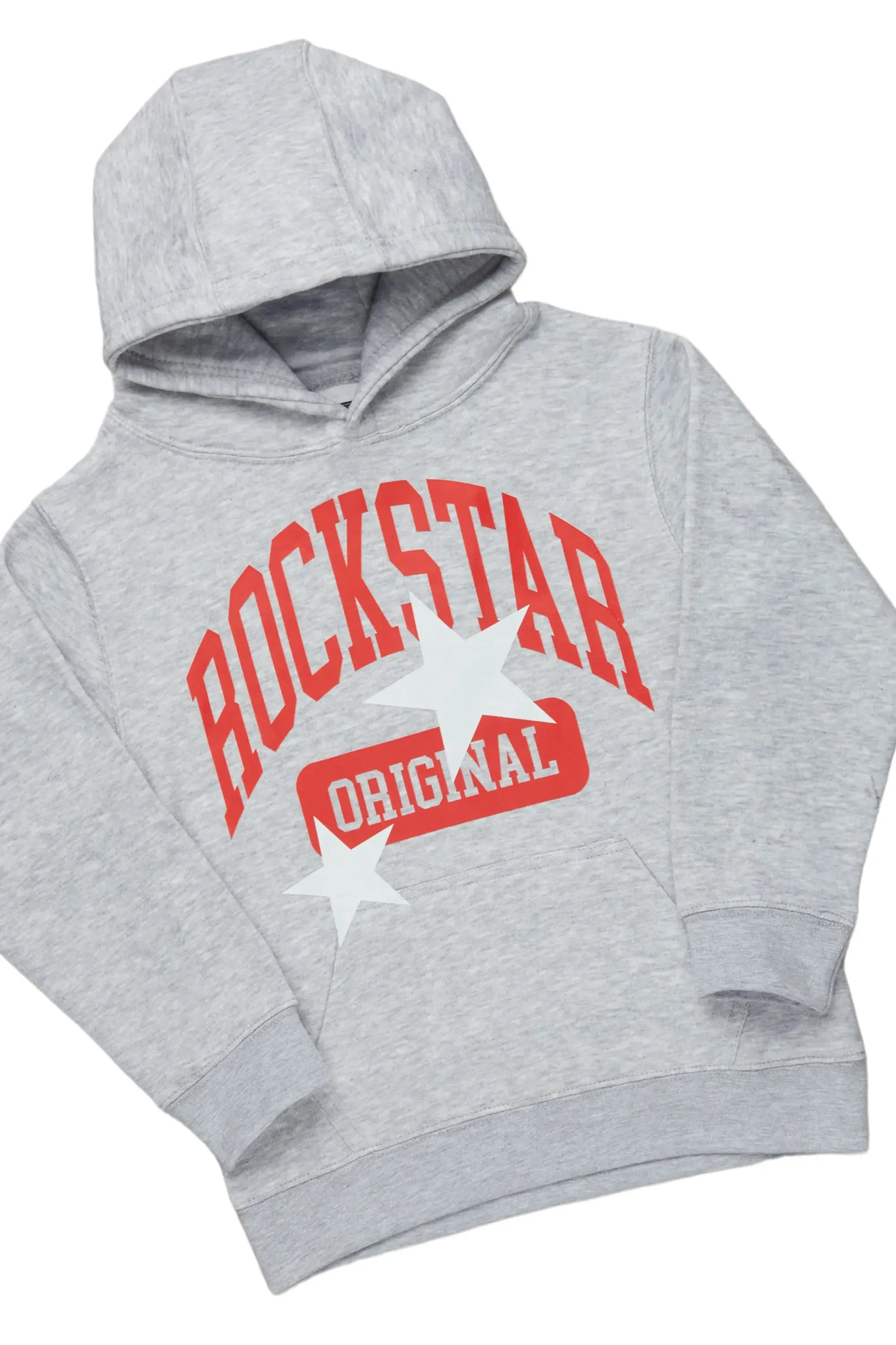 Boys Miro Black/Grey Hoodie/Stacked Flare Jean Set sold by Rockstar Original product image thumbnail 2