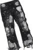 Boys Smitty Light Grey Hoodie/Stacked Flare Jean Set sold by Rockstar Original